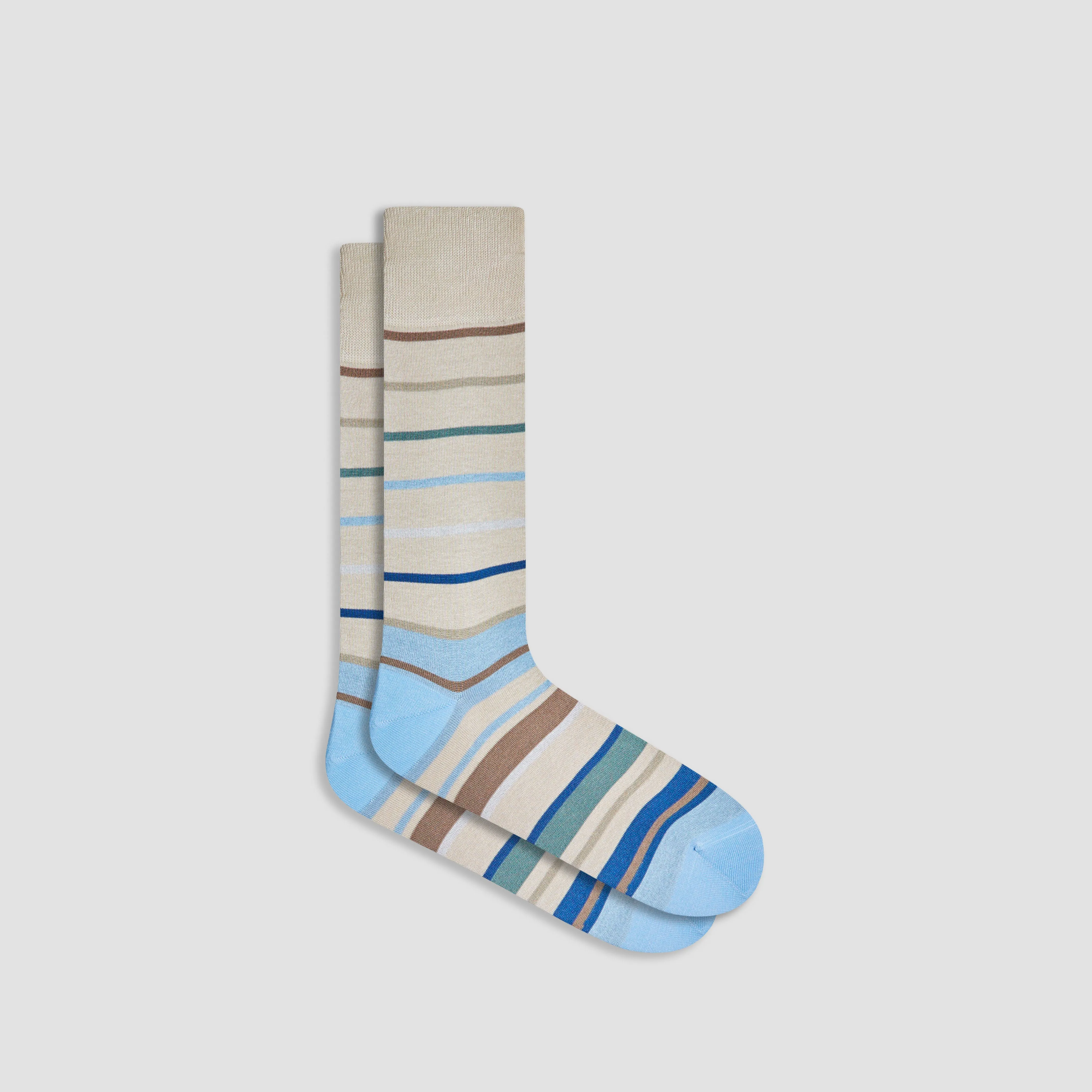 Striped Mid-Calf Socks sold by Bugatchi