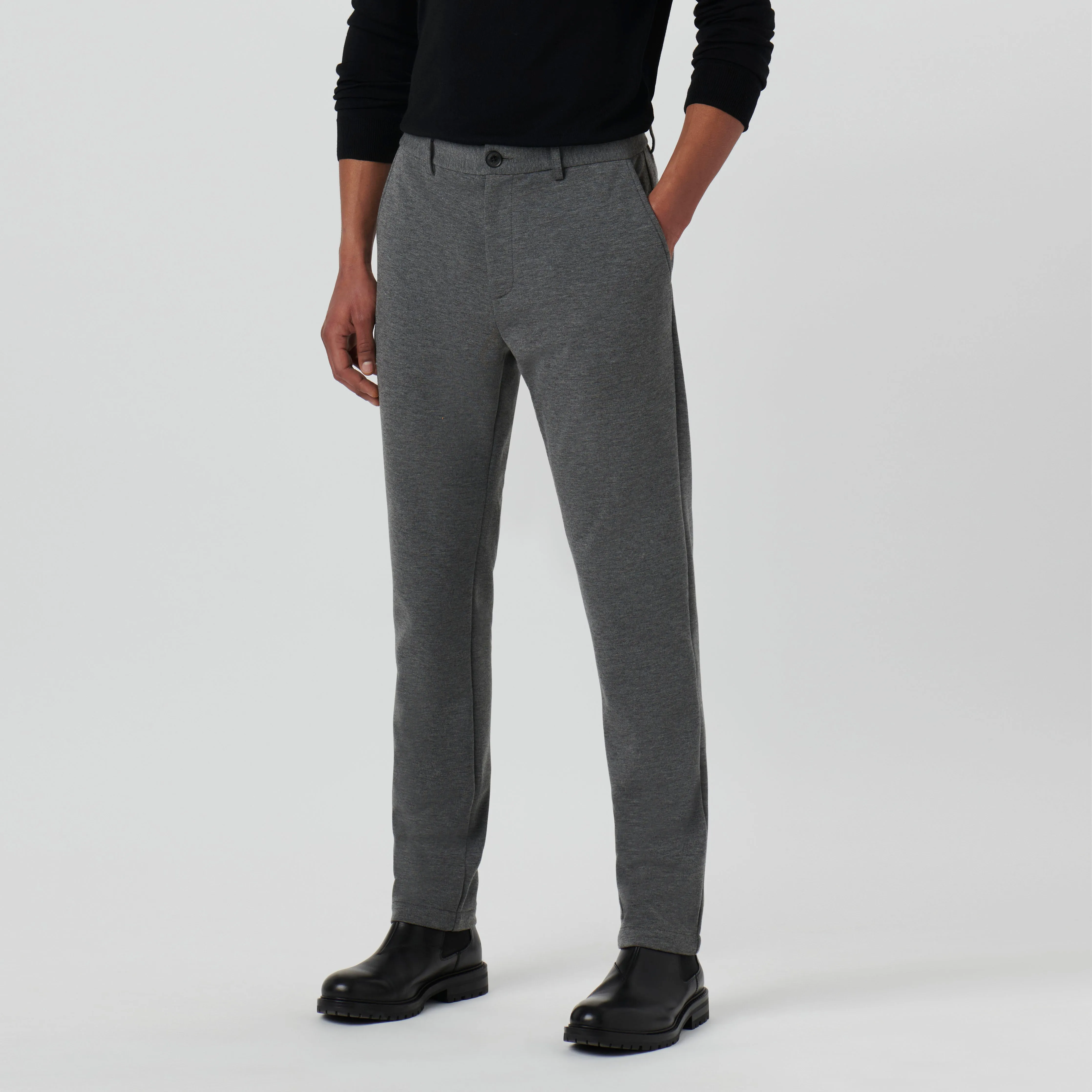 Soft Touch Knit Chino Pant sold by Bugatchi product image thumbnail 2