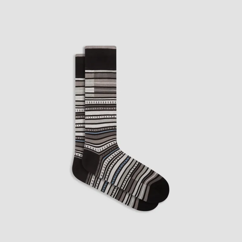 Striped Mid-Calf Socks sold by Bugatchi