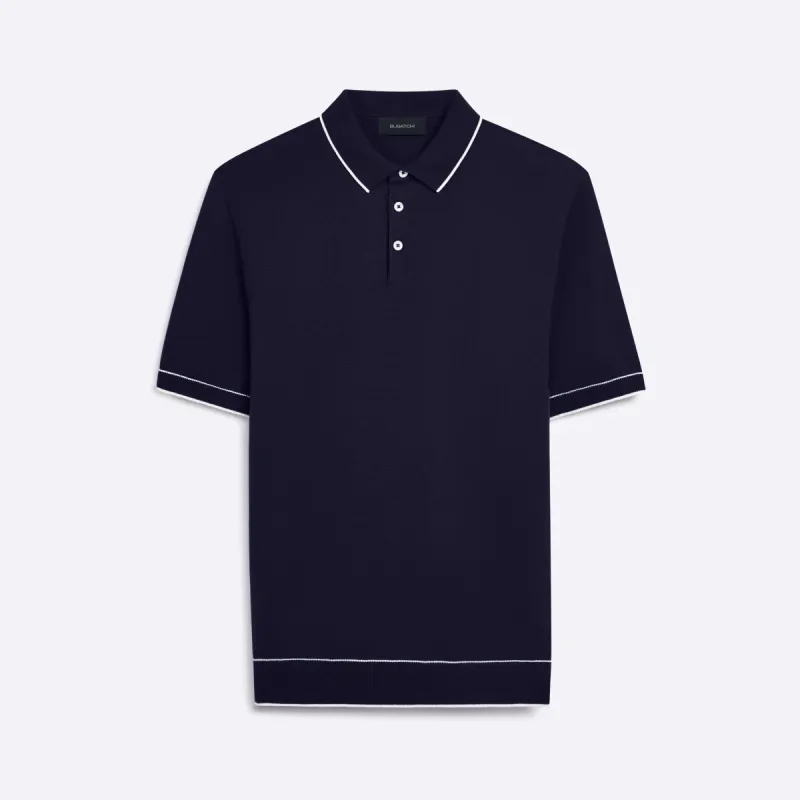 Solid Polo Sweater sold by Bugatchi