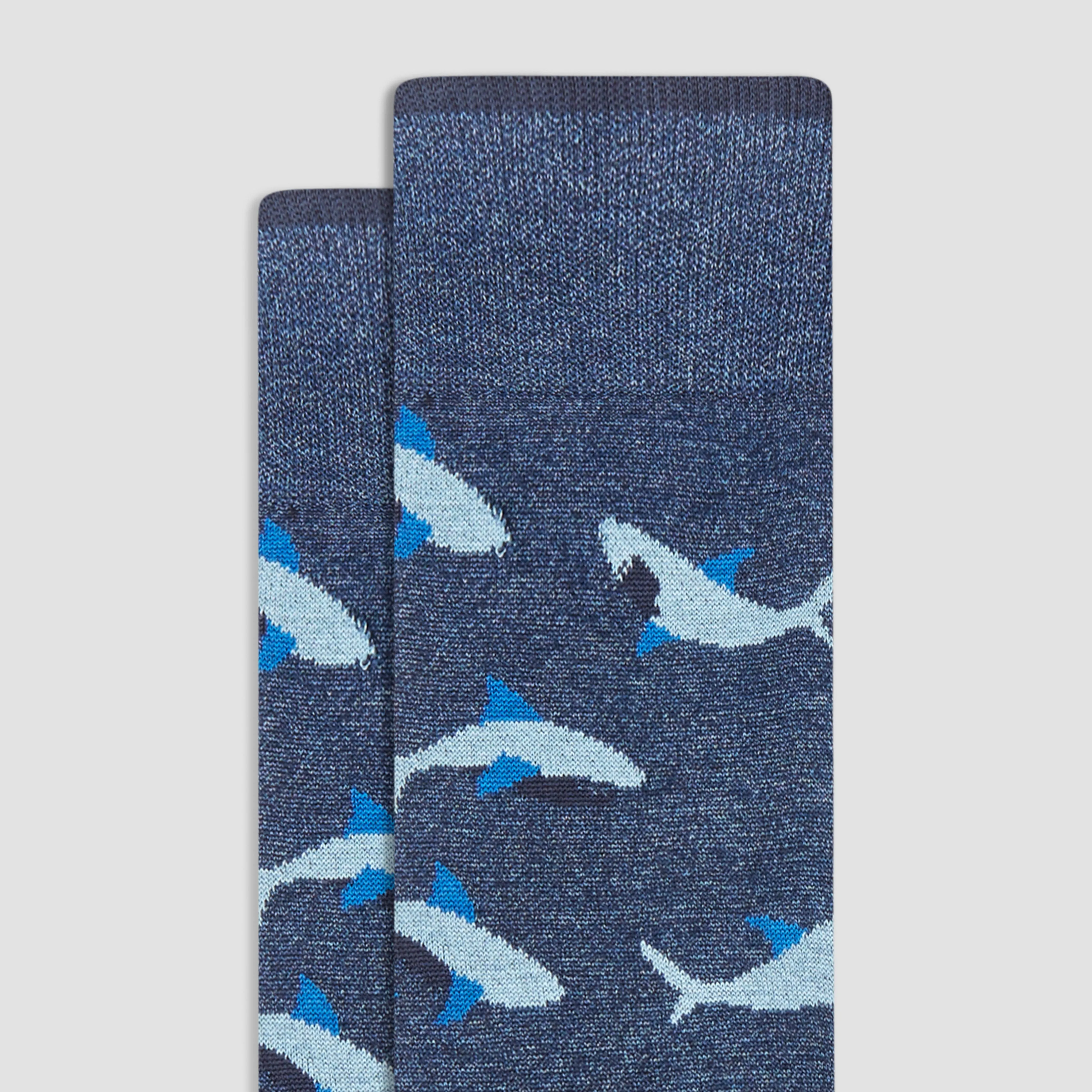 Sharks Mid-Calf Socks sold by Bugatchi product image thumbnail 2