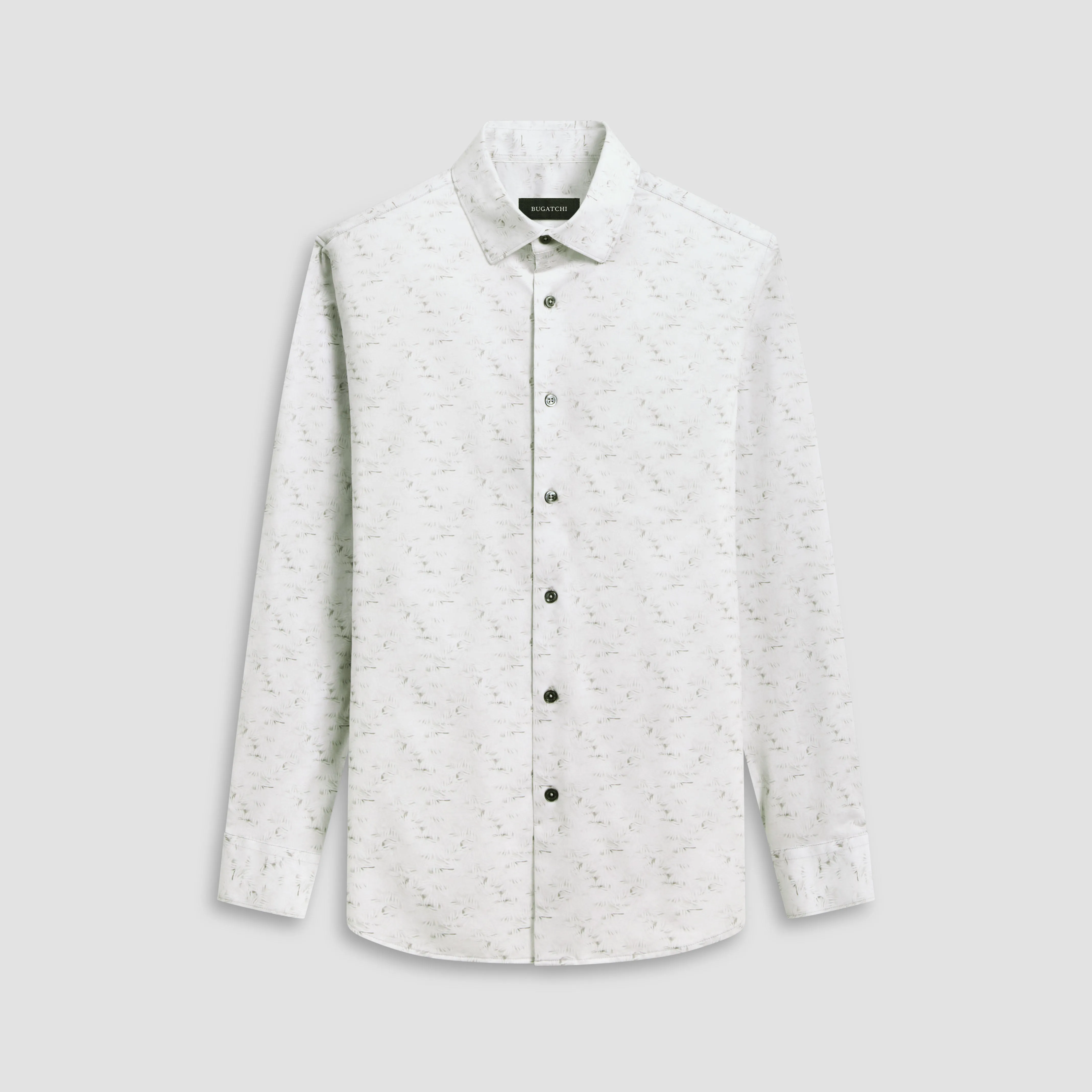 James Leaf Print OoohCotton Shirt sold by Bugatchi