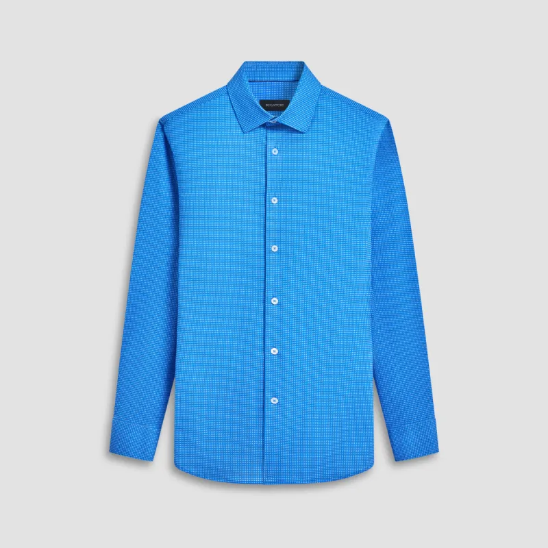 James Pin Dot OoohCotton Shirt sold by Bugatchi