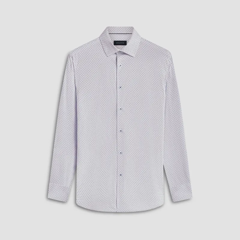 James Geometric OoohCotton Shirt sold by Bugatchi
