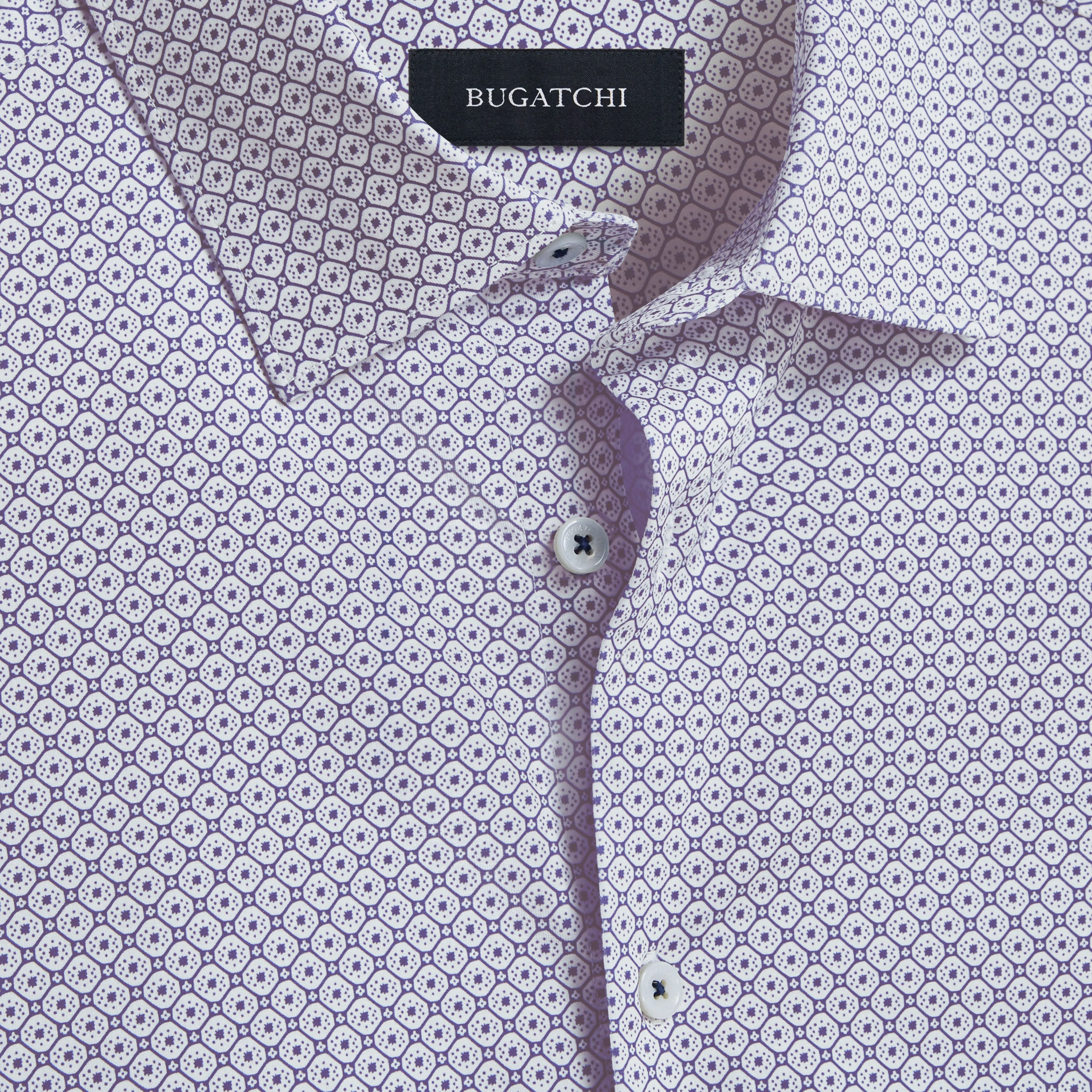 James Geometric OoohCotton Shirt sold by Bugatchi product image thumbnail 2