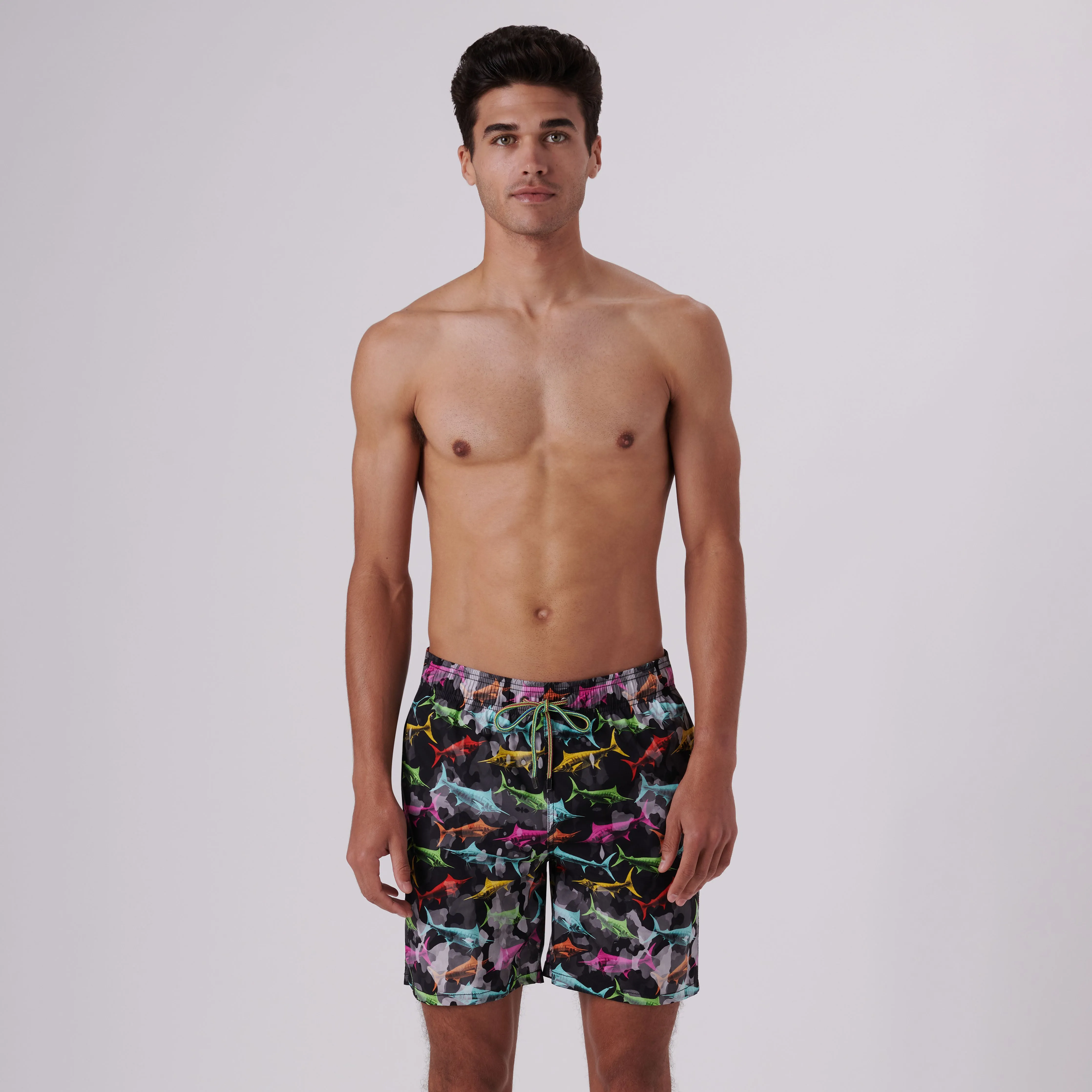 Cosmo Fish Swim Trunks sold by Bugatchi product image thumbnail 3