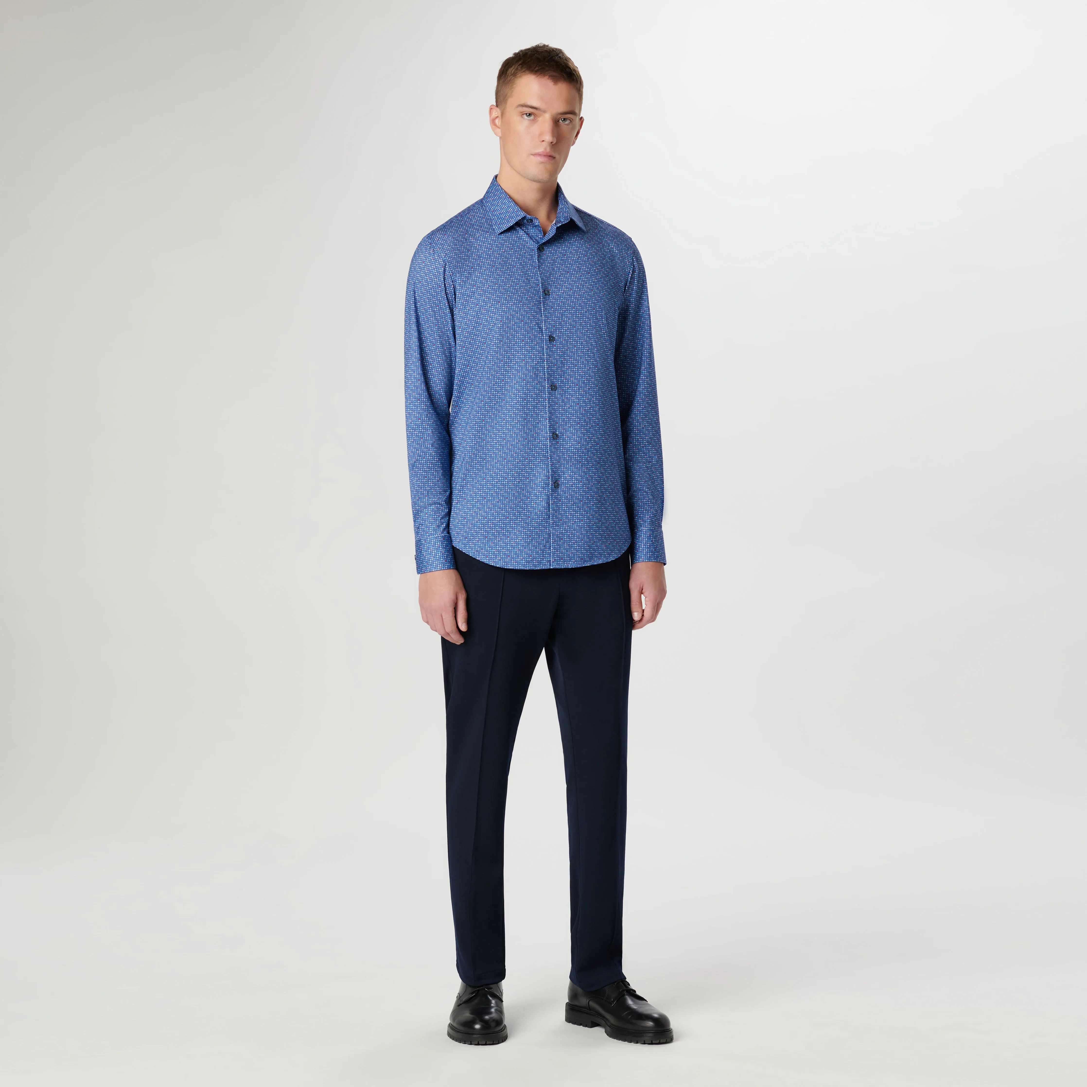 James Mosaic OoohCotton Shirt sold by Bugatchi product image thumbnail 5