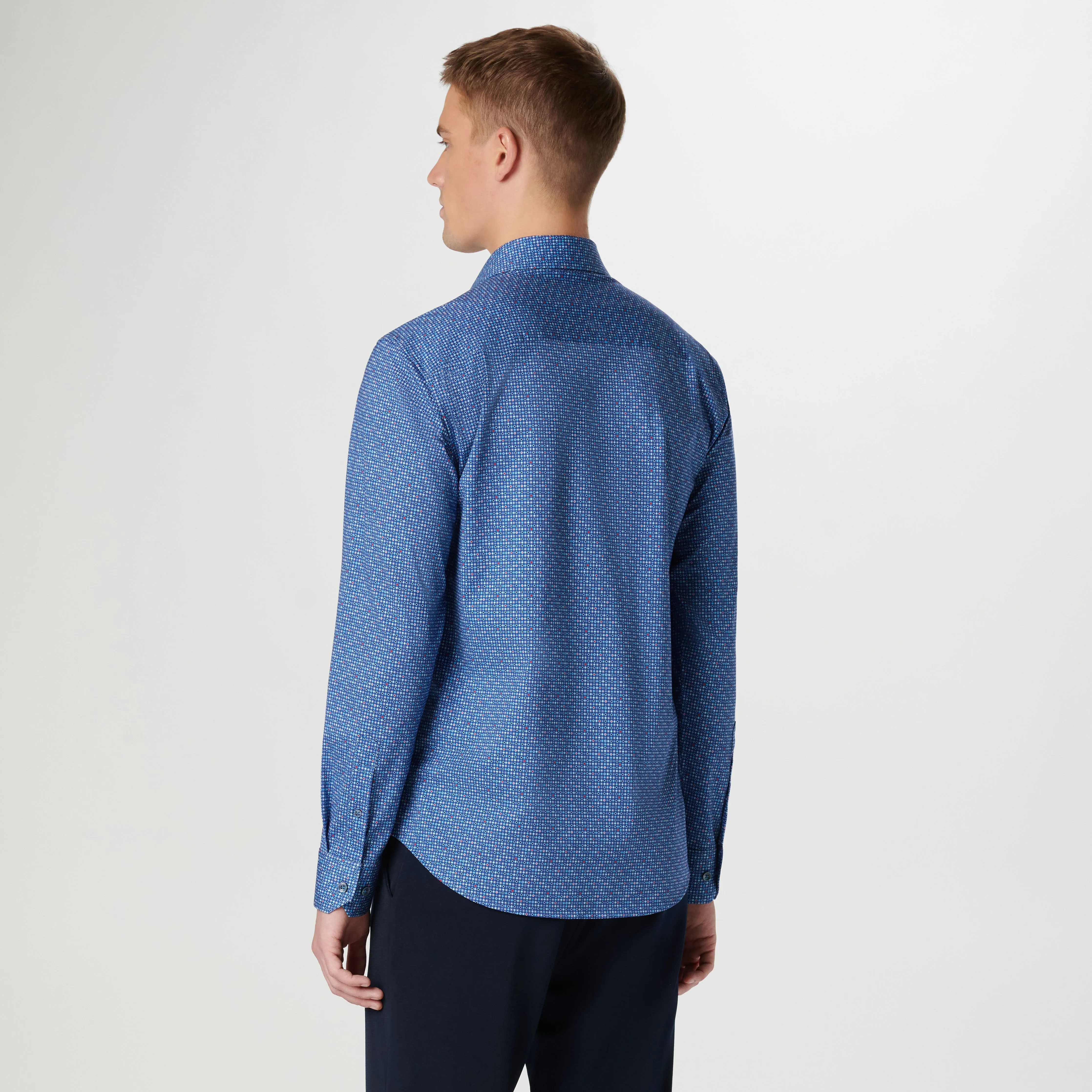 James Mosaic OoohCotton Shirt sold by Bugatchi product image thumbnail 4