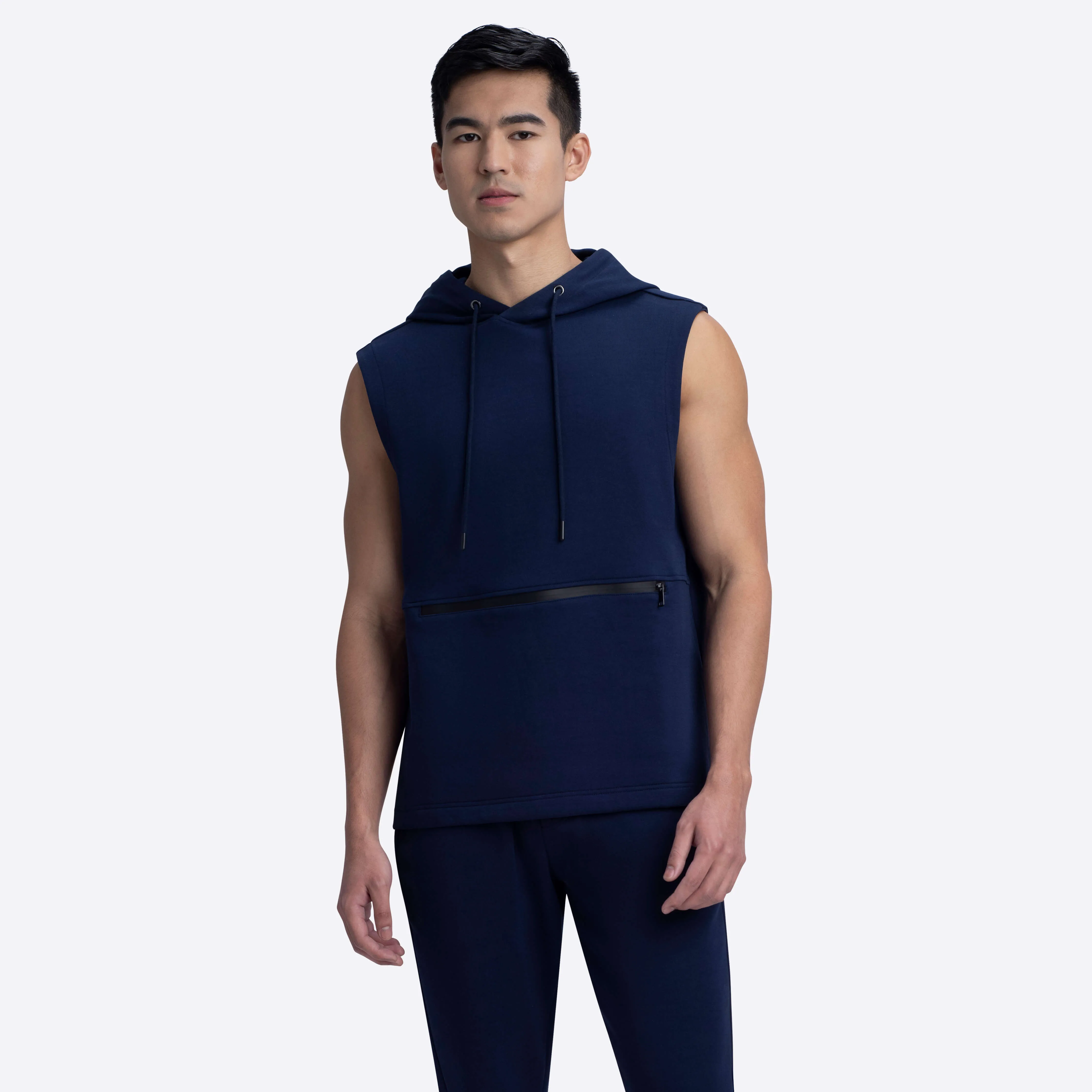 Sweatshirt Hooded Vest sold by Bugatchi product image thumbnail 2