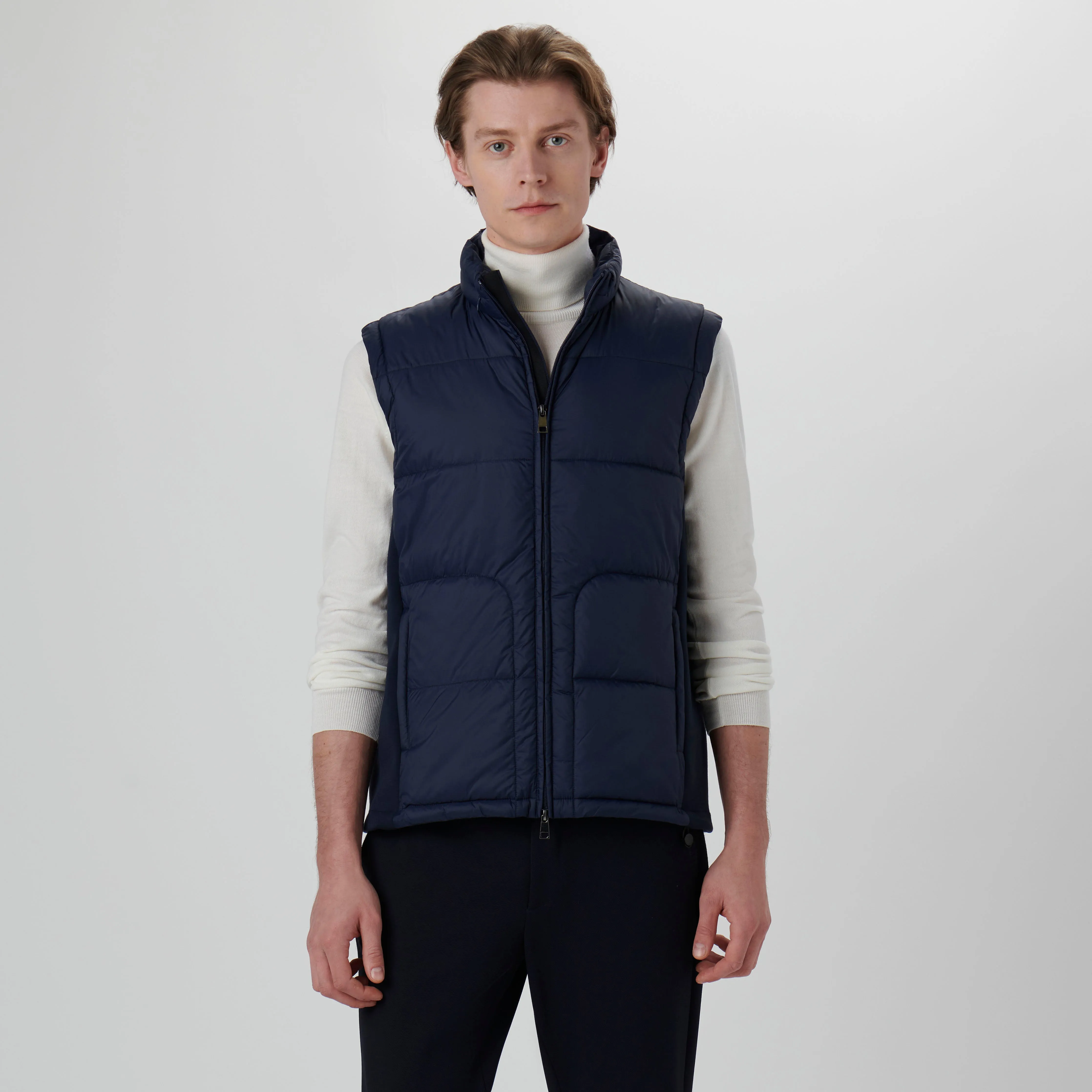 Quilted Vest with Stow-Away Hood sold by Bugatchi product image thumbnail 2