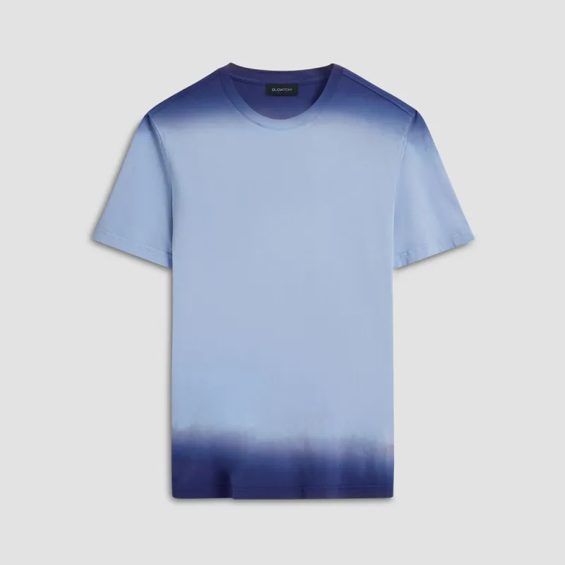 Gradient Print Crew Neck T-Shirt made by Bugatchi