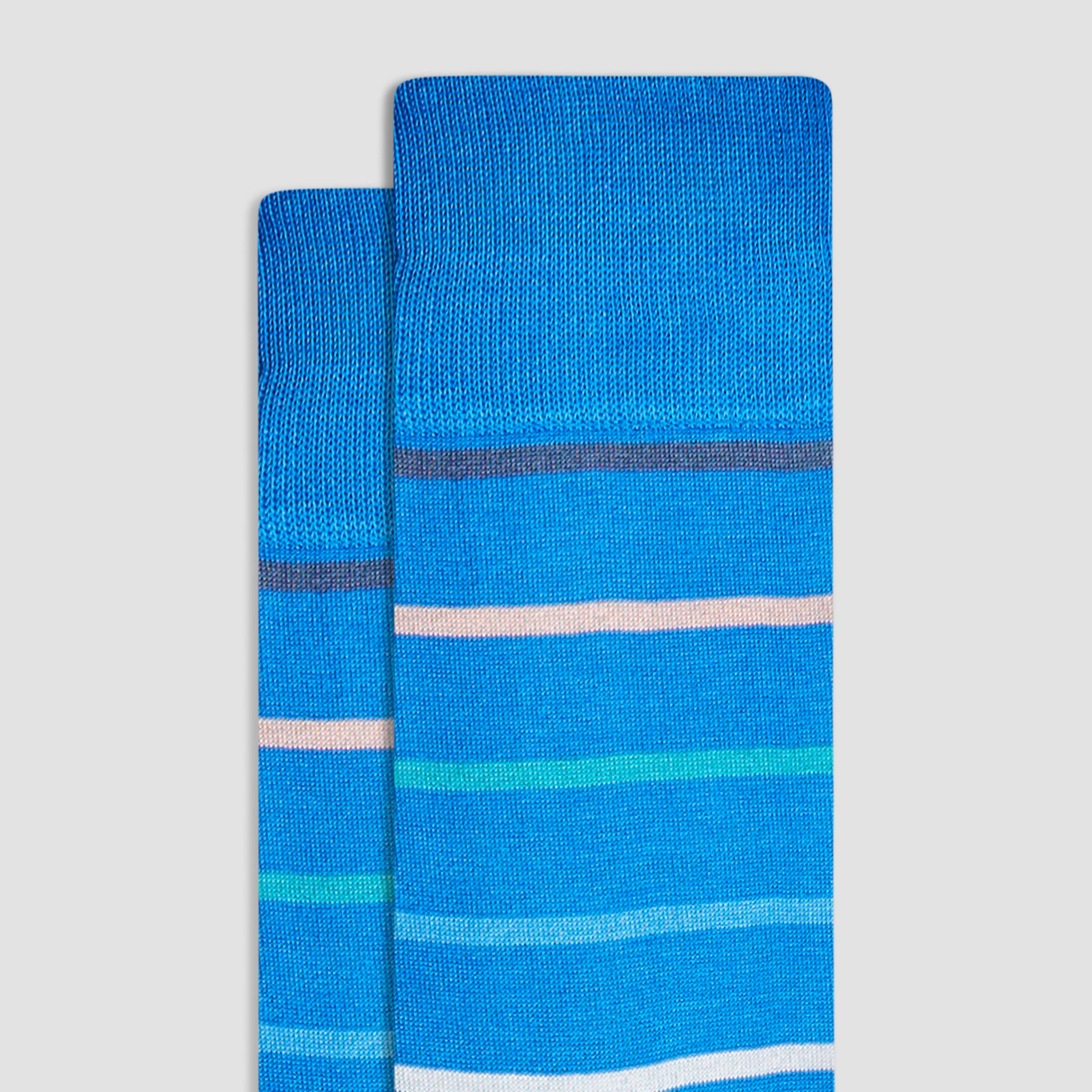 Striped Mid-Calf Socks sold by Bugatchi product image thumbnail 2