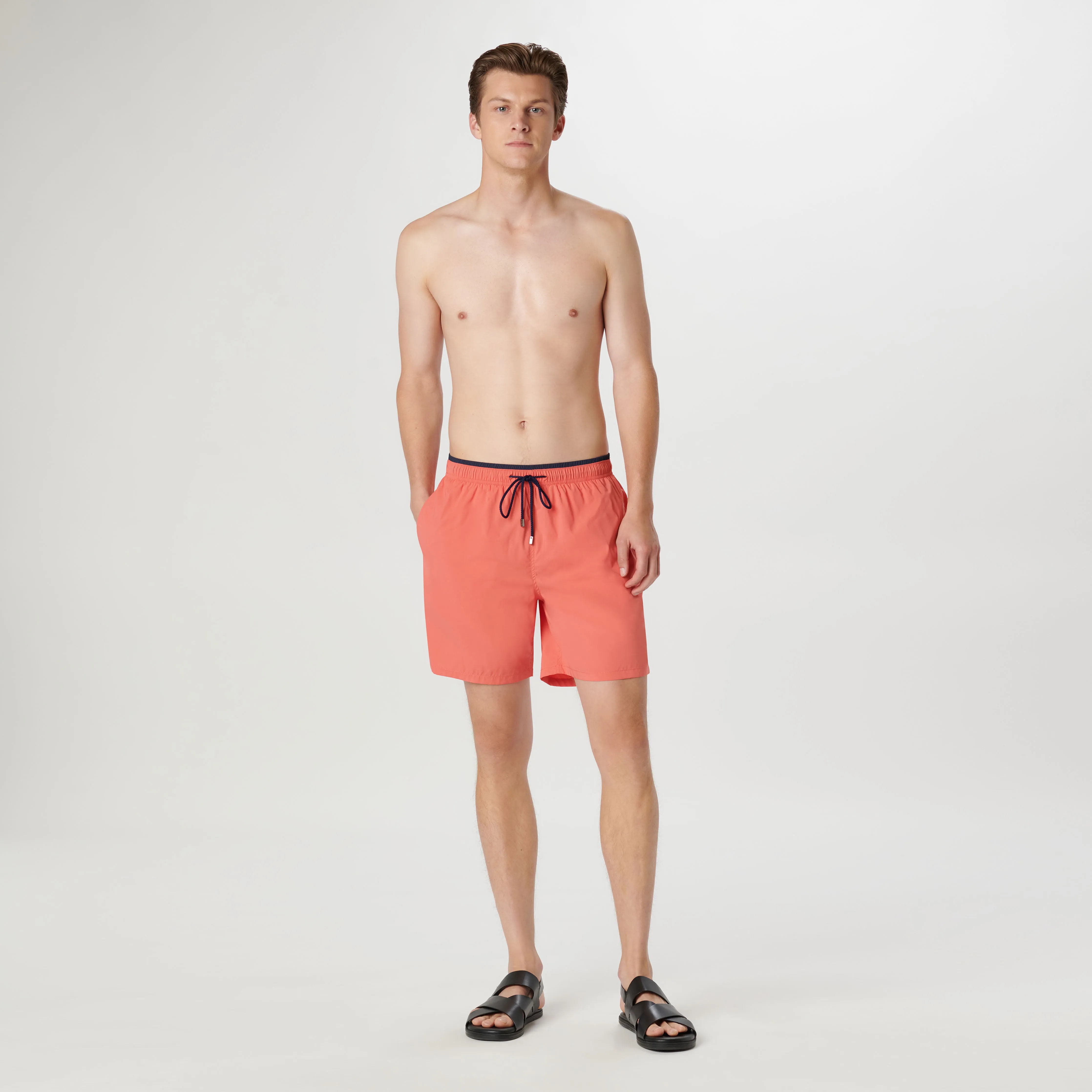 Quinn Solid Swim Trunks sold by Bugatchi product image thumbnail 5