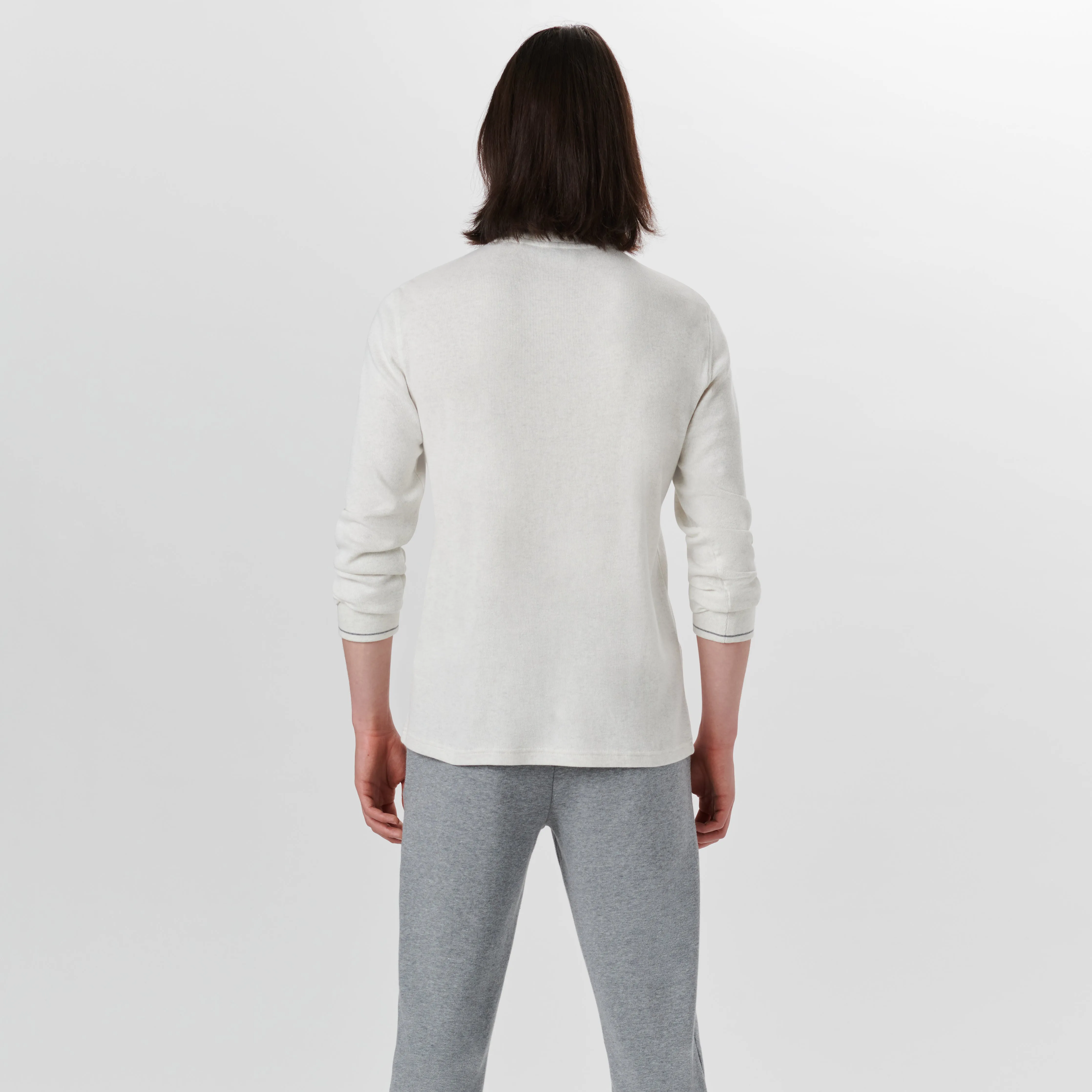 Henley Sweatshirt sold by Bugatchi product image thumbnail 4