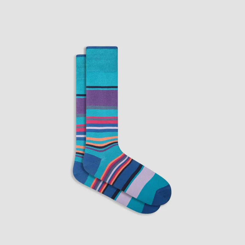 Striped Mid-Calf Socks sold by Bugatchi