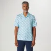 Cole Tropical OoohCotton Camp Shirt sold by Bugatchi