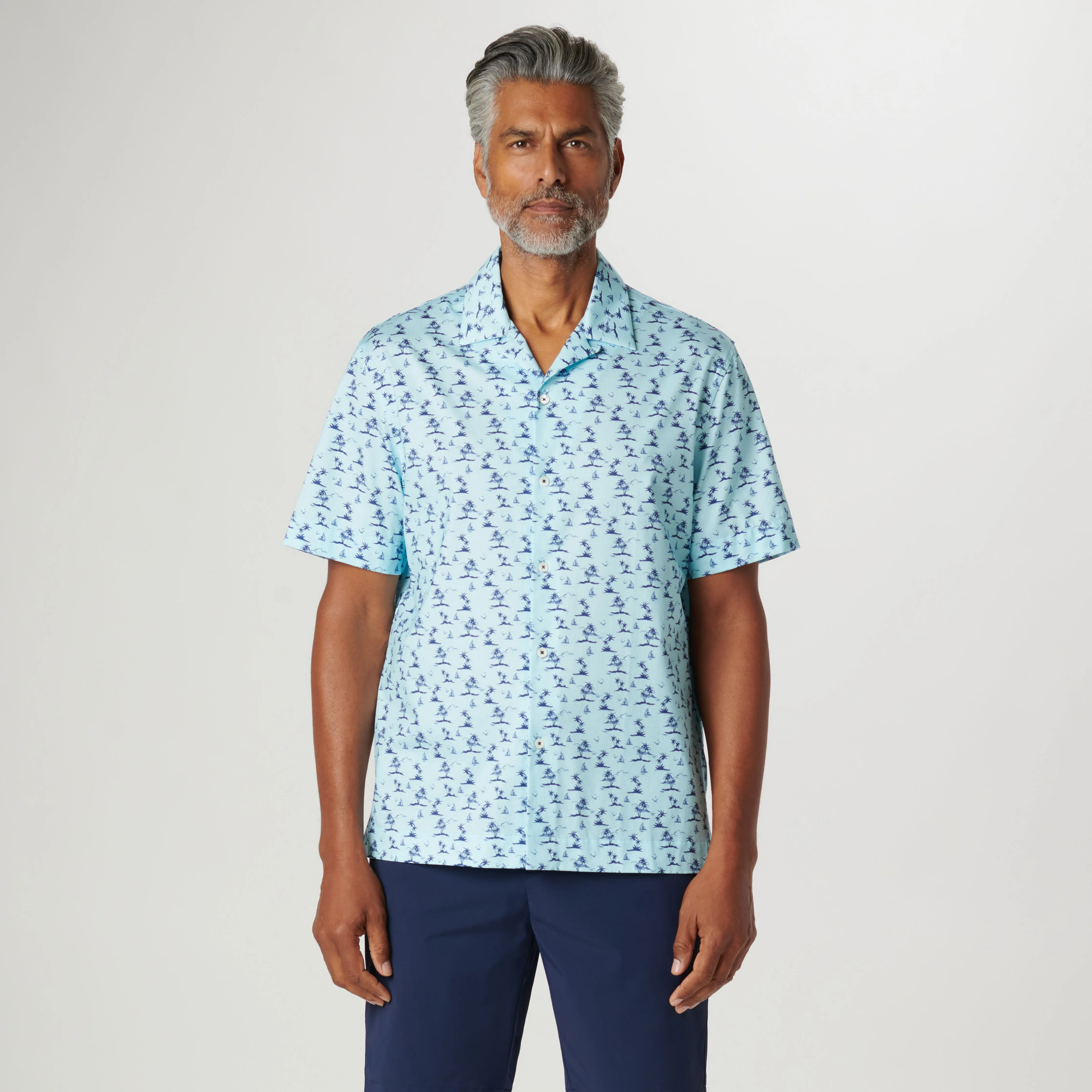 Cole Tropical OoohCotton Camp Shirt sold by Bugatchi product image thumbnail 2