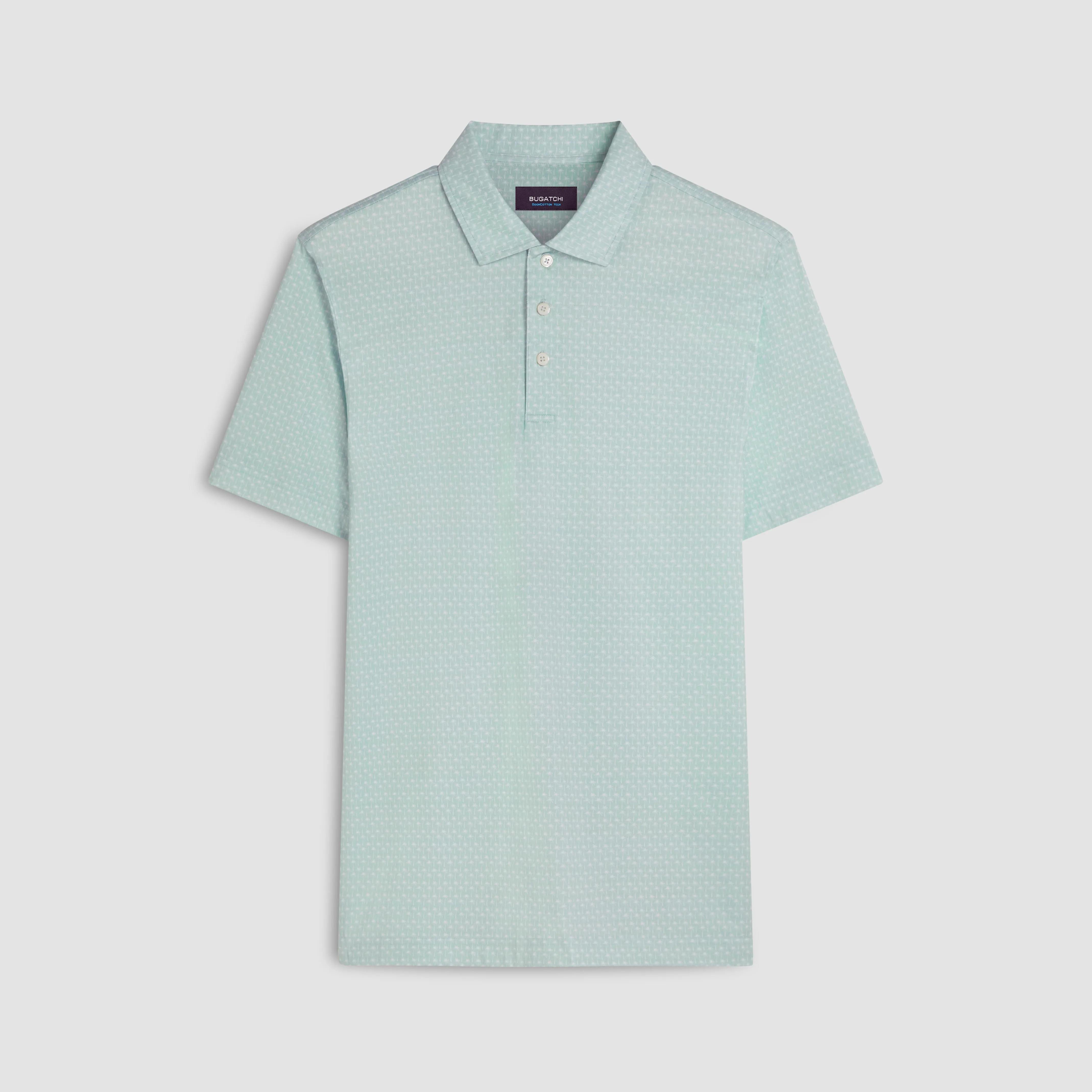 Victor Palm Trees Print OoohCotton Polo sold by Bugatchi