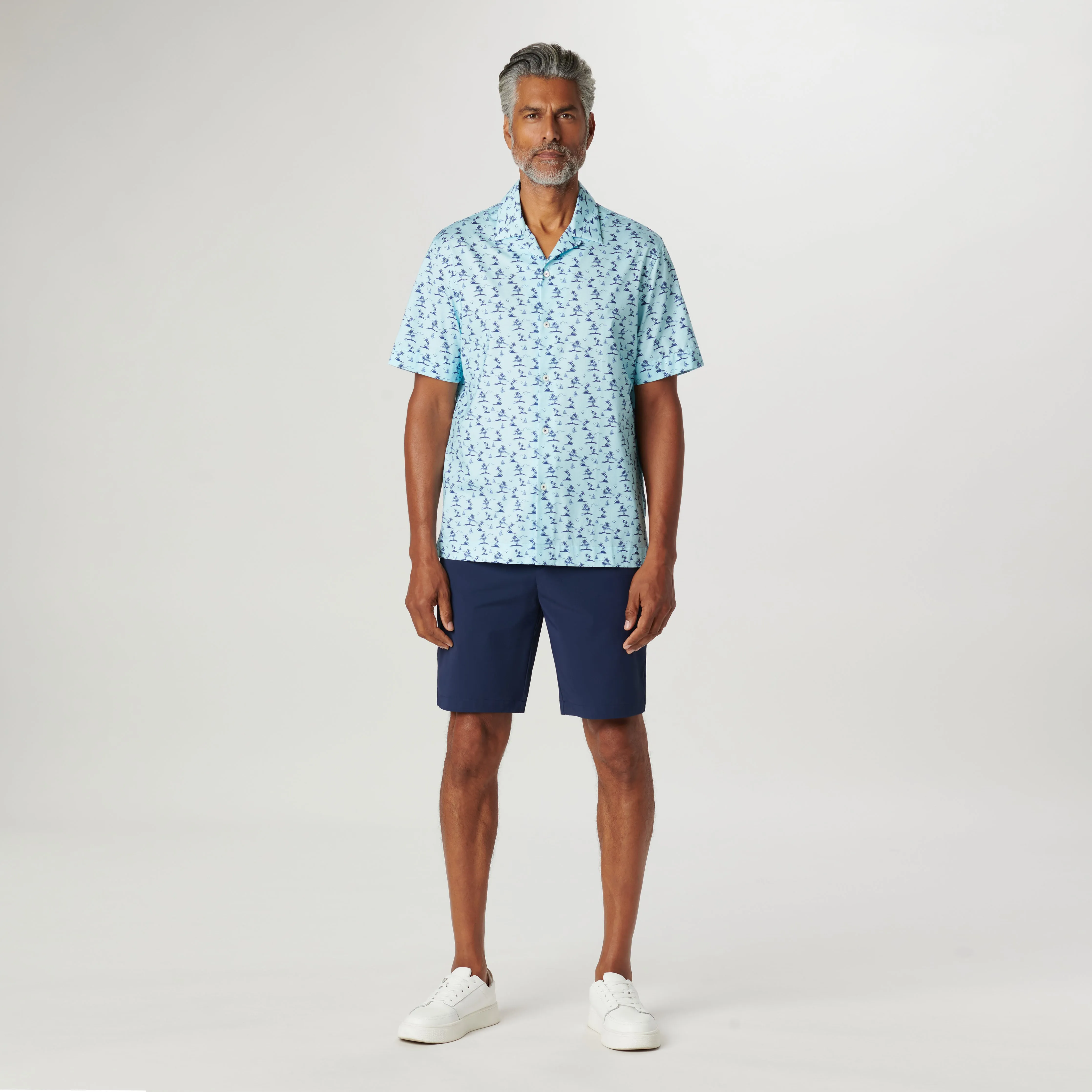 Cole Tropical OoohCotton Camp Shirt sold by Bugatchi product image thumbnail 5