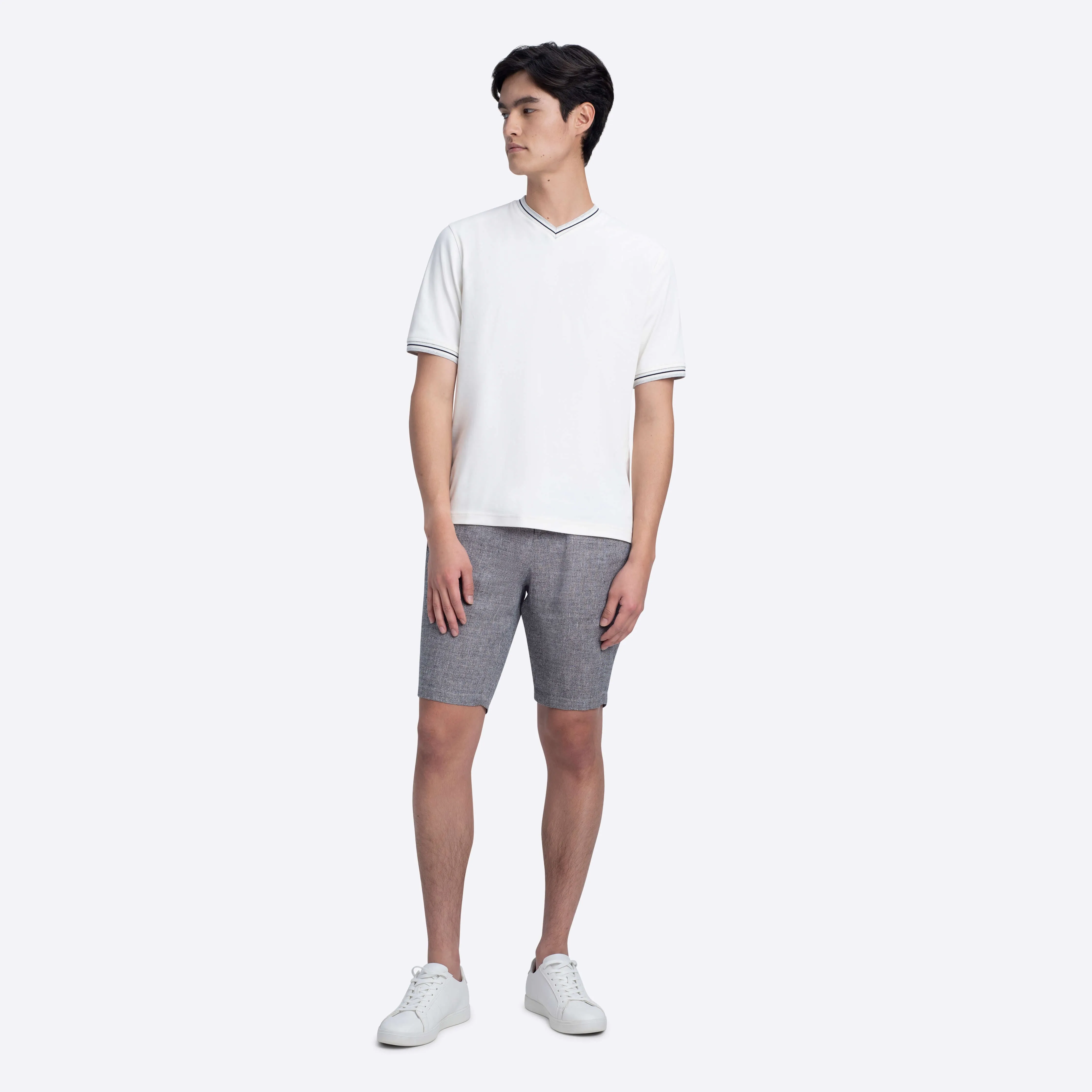 Flat Front Bermuda Shorts sold by Bugatchi product image thumbnail 5
