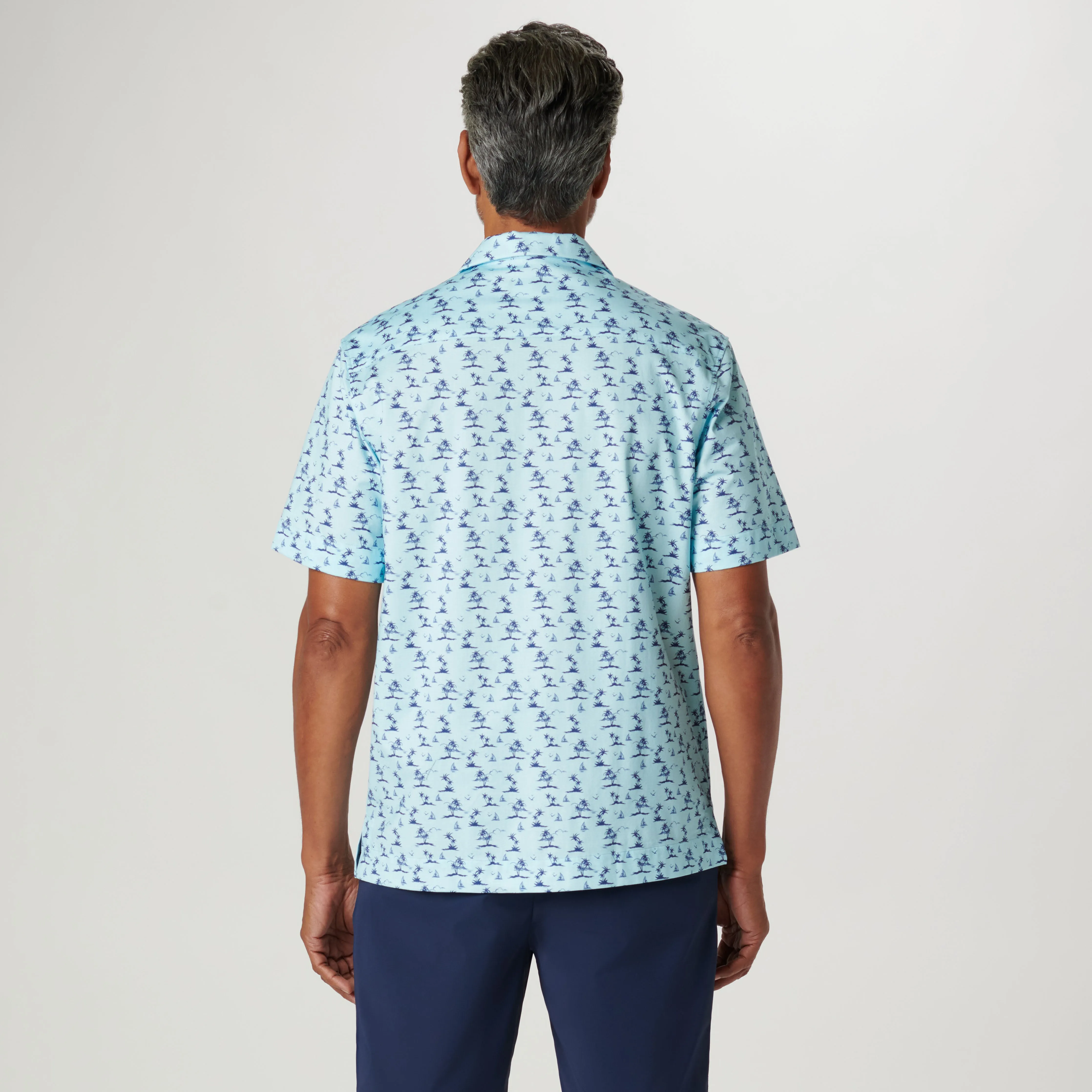 Cole Tropical OoohCotton Camp Shirt sold by Bugatchi product image thumbnail 4