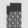 Geometric Mid-Calf Socks sold by Bugatchi