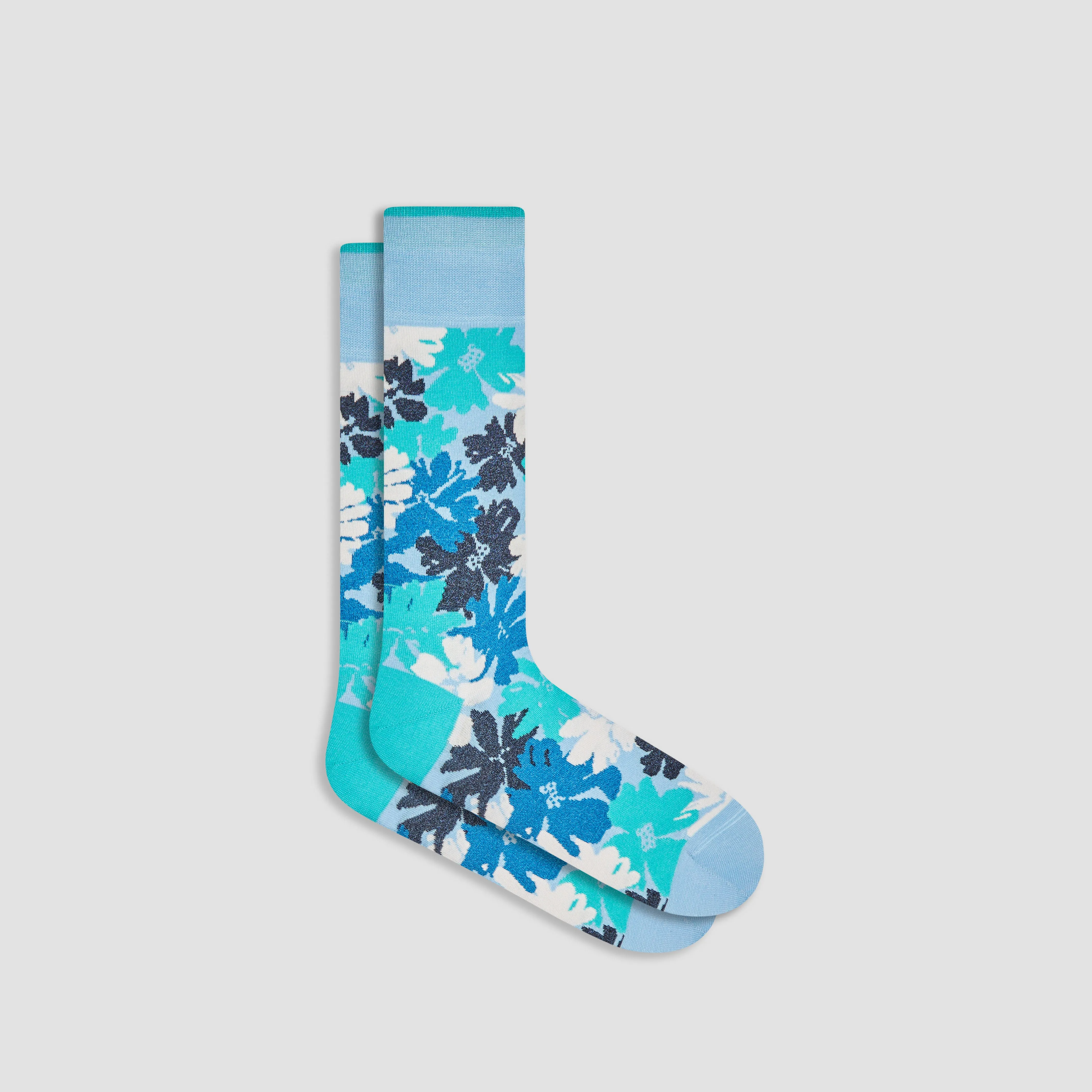 Floral Mid-Calf Socks sold by Bugatchi