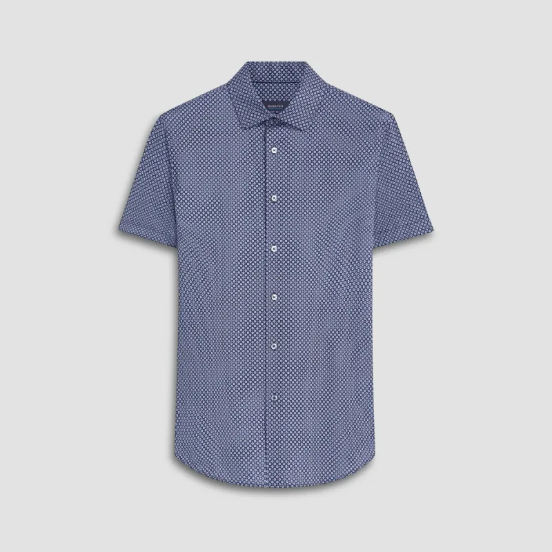 MILES Mandala Print OoohCotton Short Sleeve Shirt sold by Bugatchi