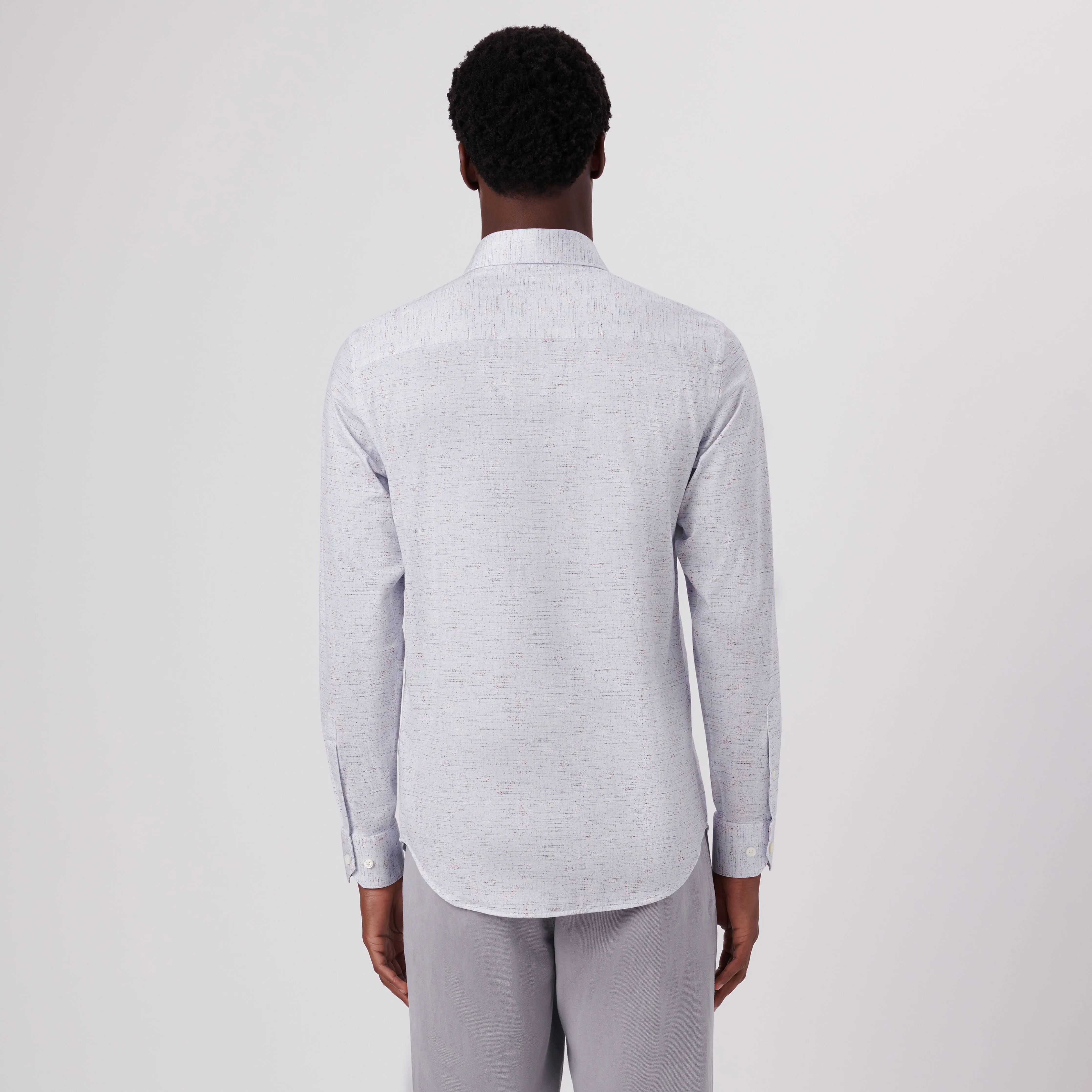 James Marled Print OoohCotton Shirt sold by Bugatchi product image thumbnail 4