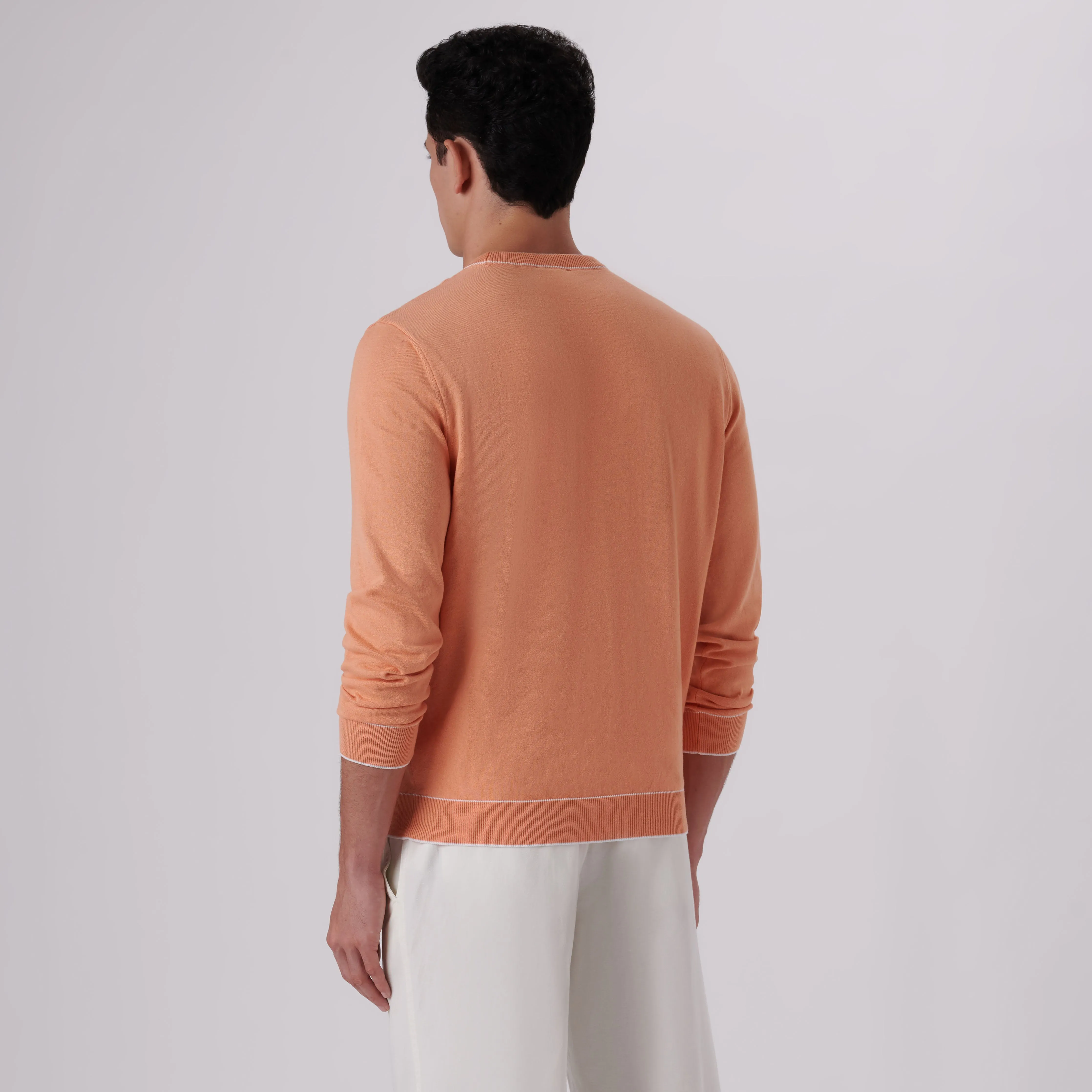 Solid Crew Neck Sweater sold by Bugatchi product image thumbnail 4