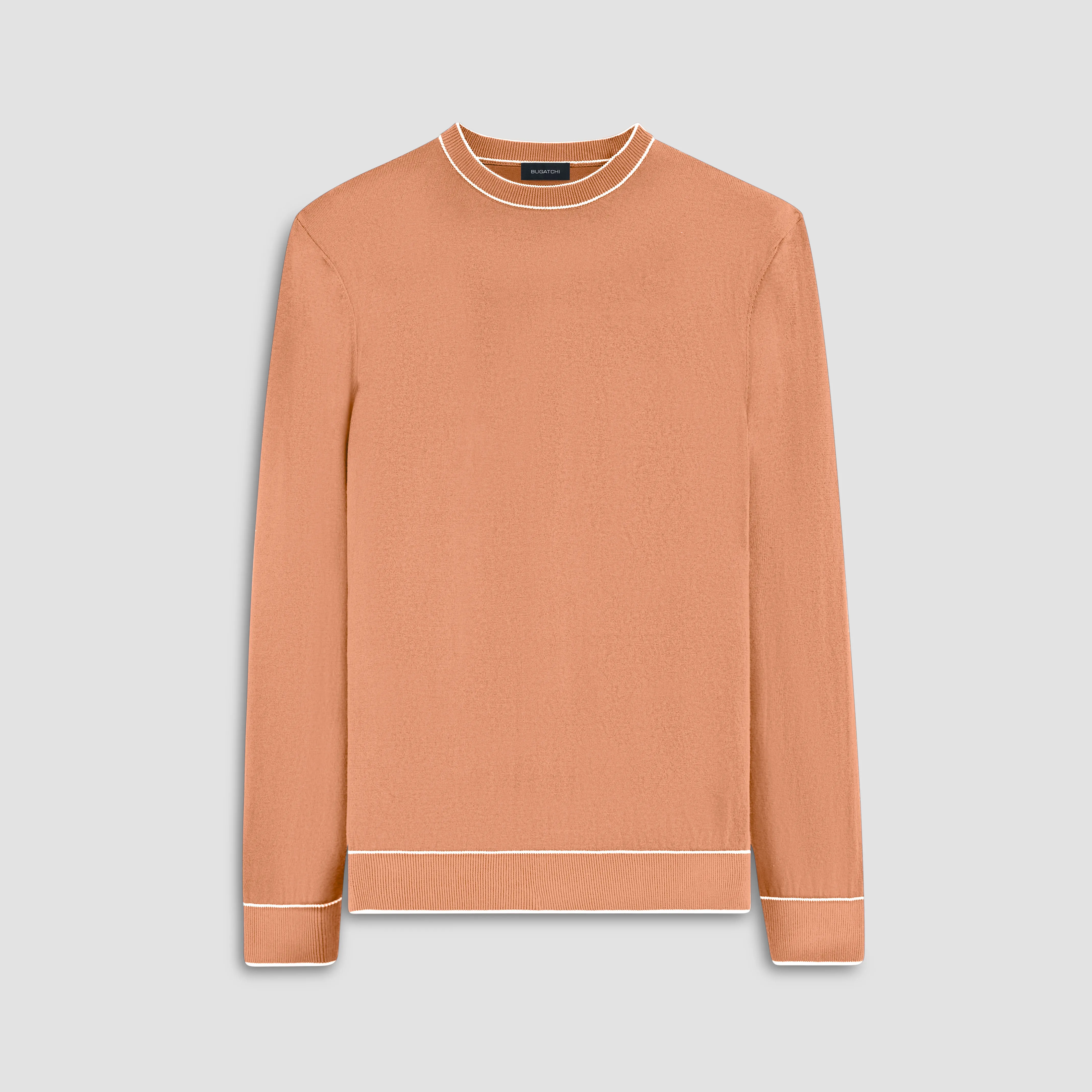 Solid Crew Neck Sweater sold by Bugatchi