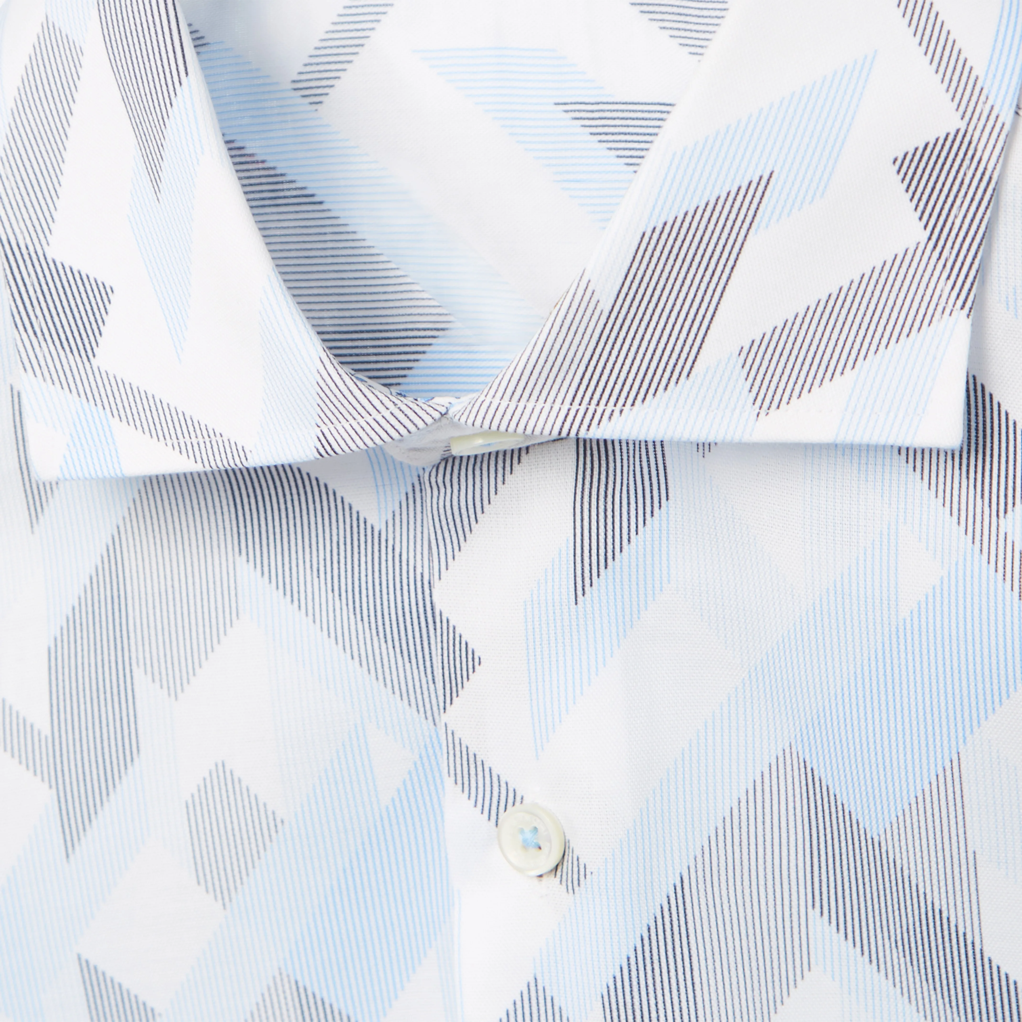 Geometric Print Cotton Shirt sold by Bugatchi product image thumbnail 2