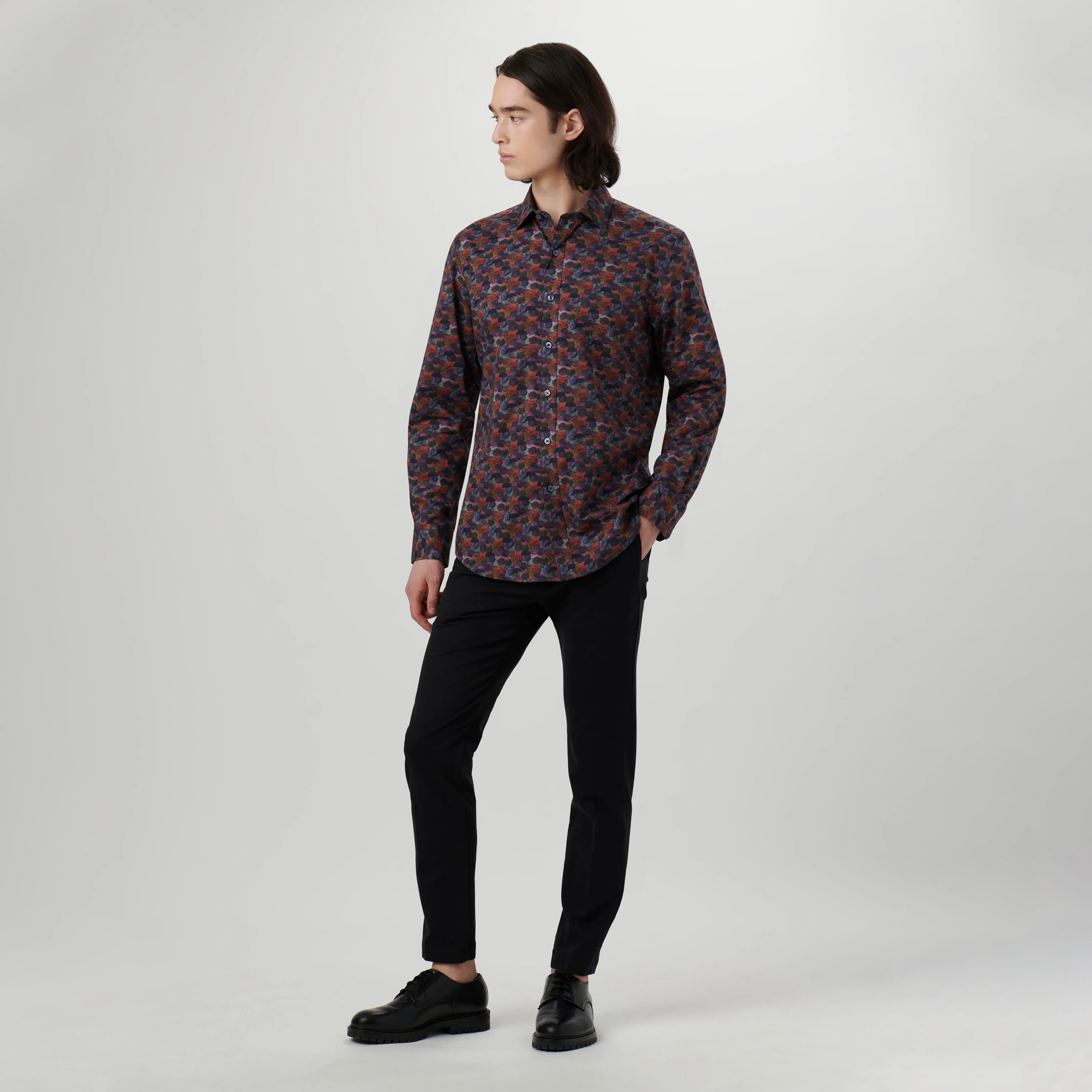 Axel Abstract Shirt sold by Bugatchi product image thumbnail 5