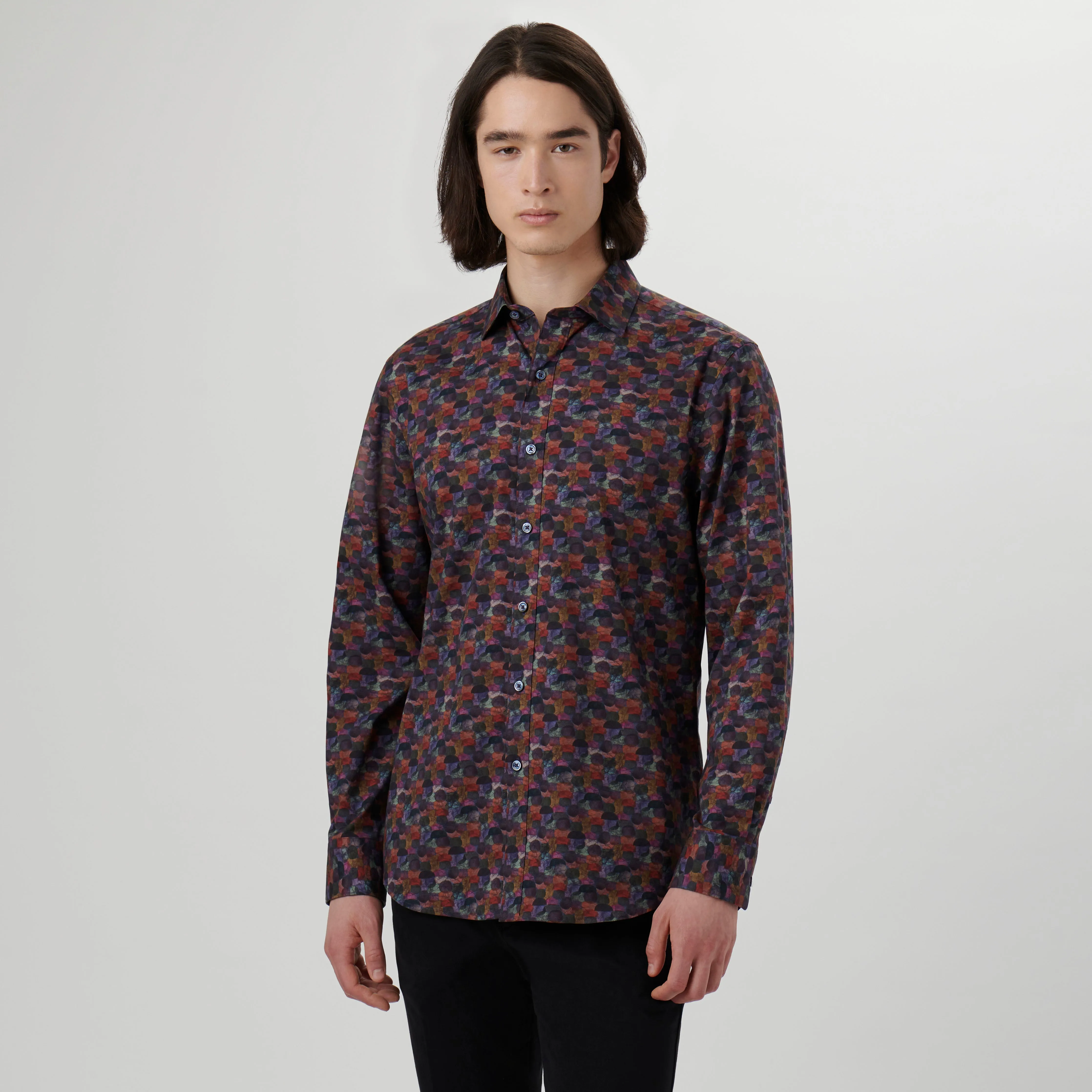 Axel Abstract Shirt sold by Bugatchi product image thumbnail 2