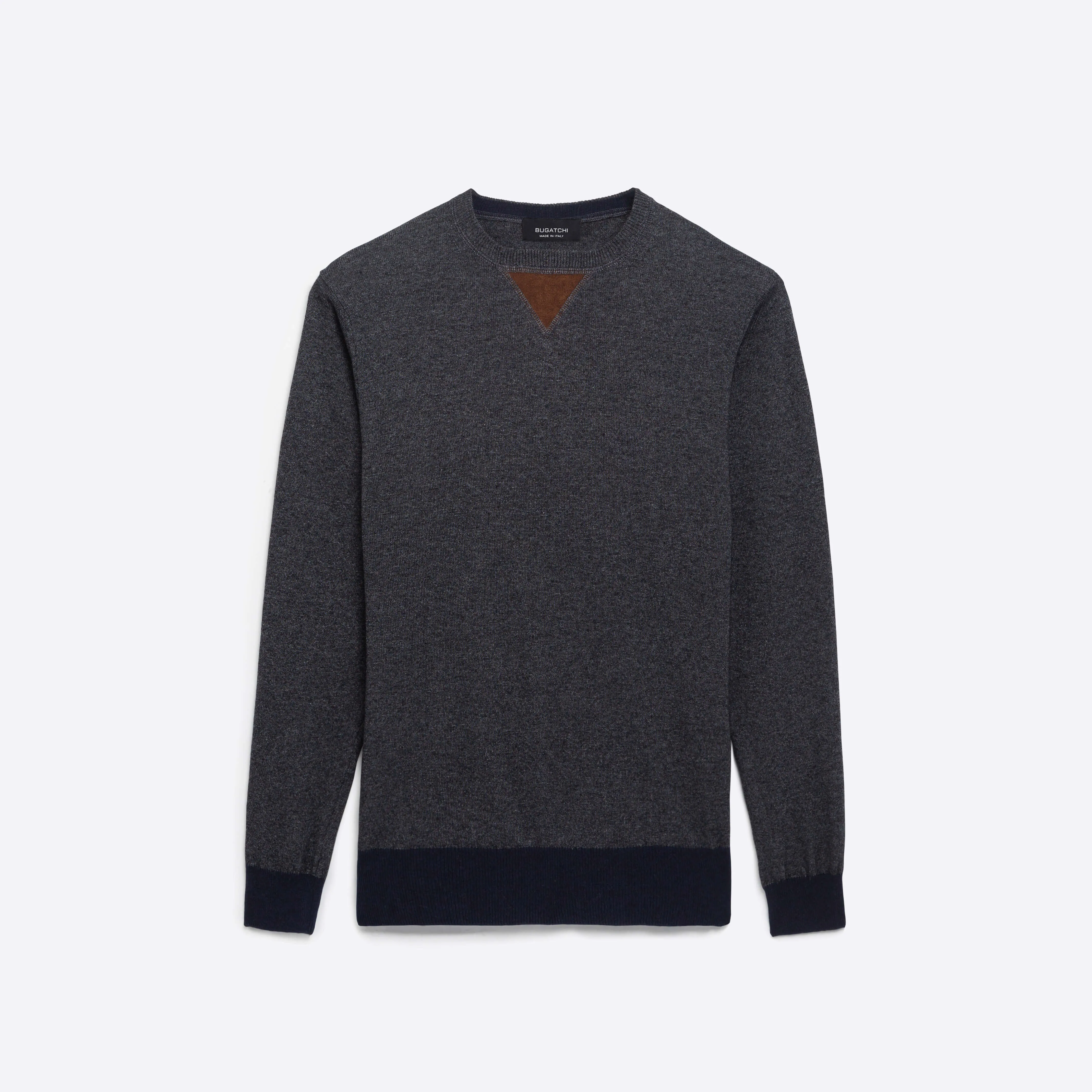 Solid Crew Neck Sweater sold by Bugatchi
