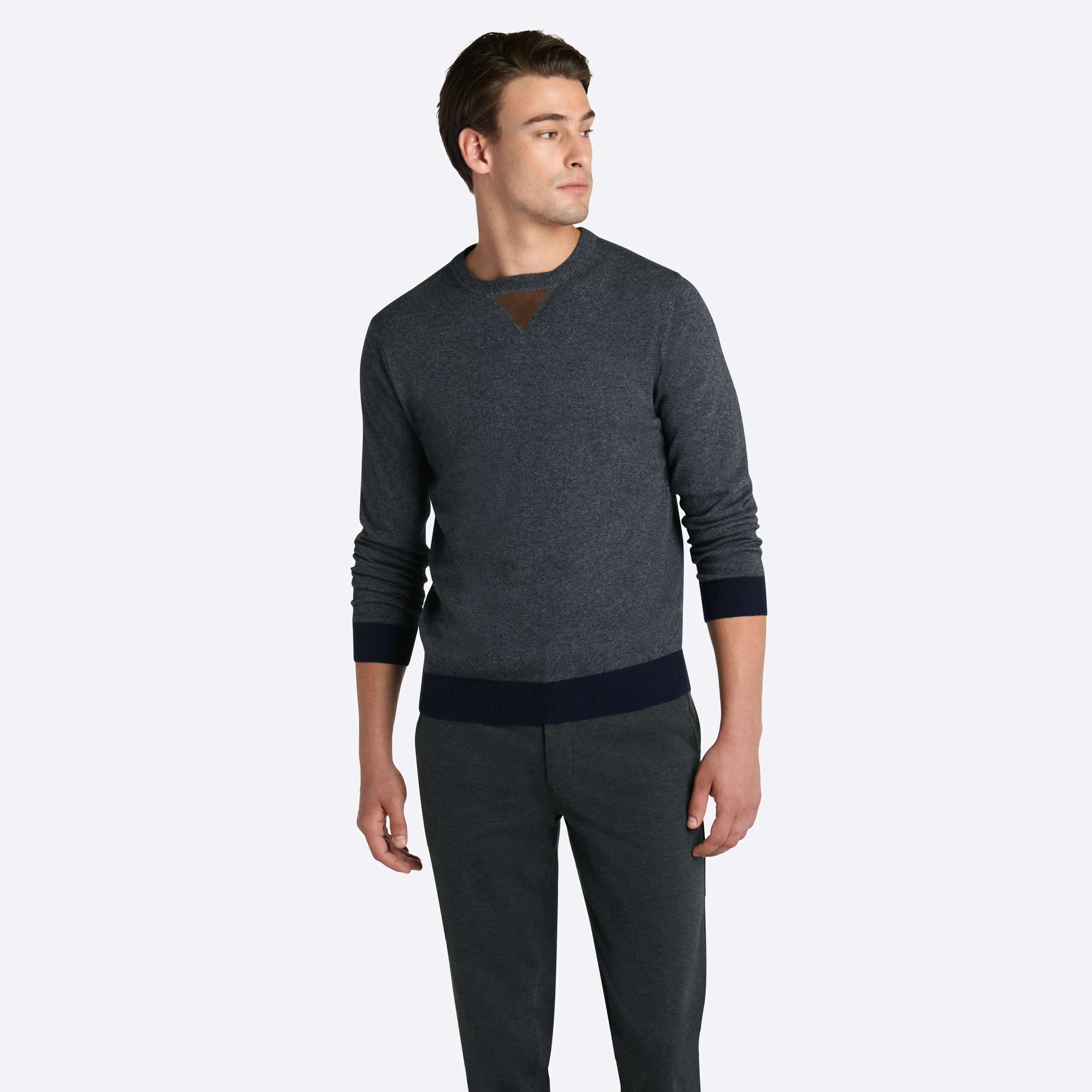 Solid Crew Neck Sweater sold by Bugatchi product image thumbnail 3