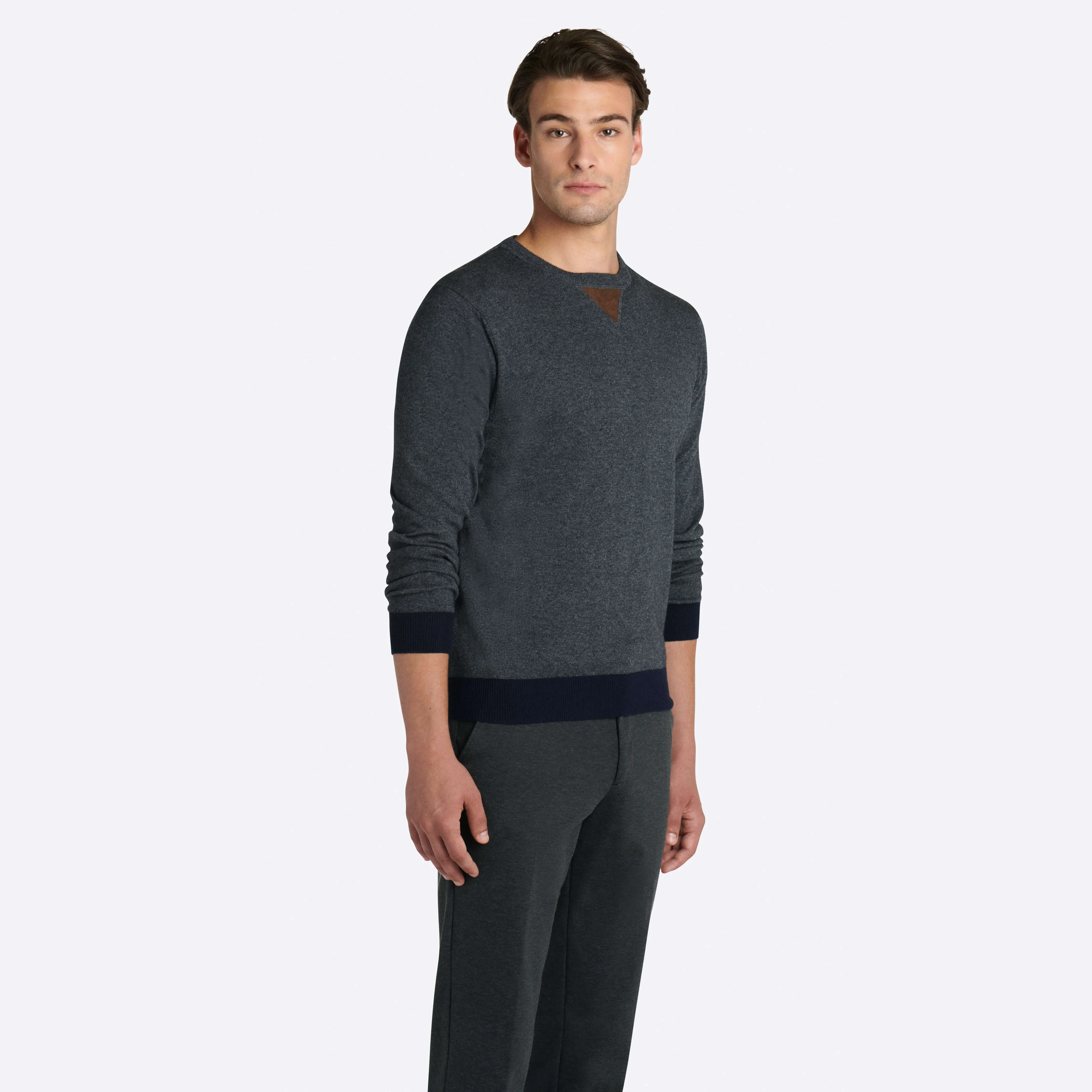 Solid Crew Neck Sweater sold by Bugatchi product image thumbnail 2
