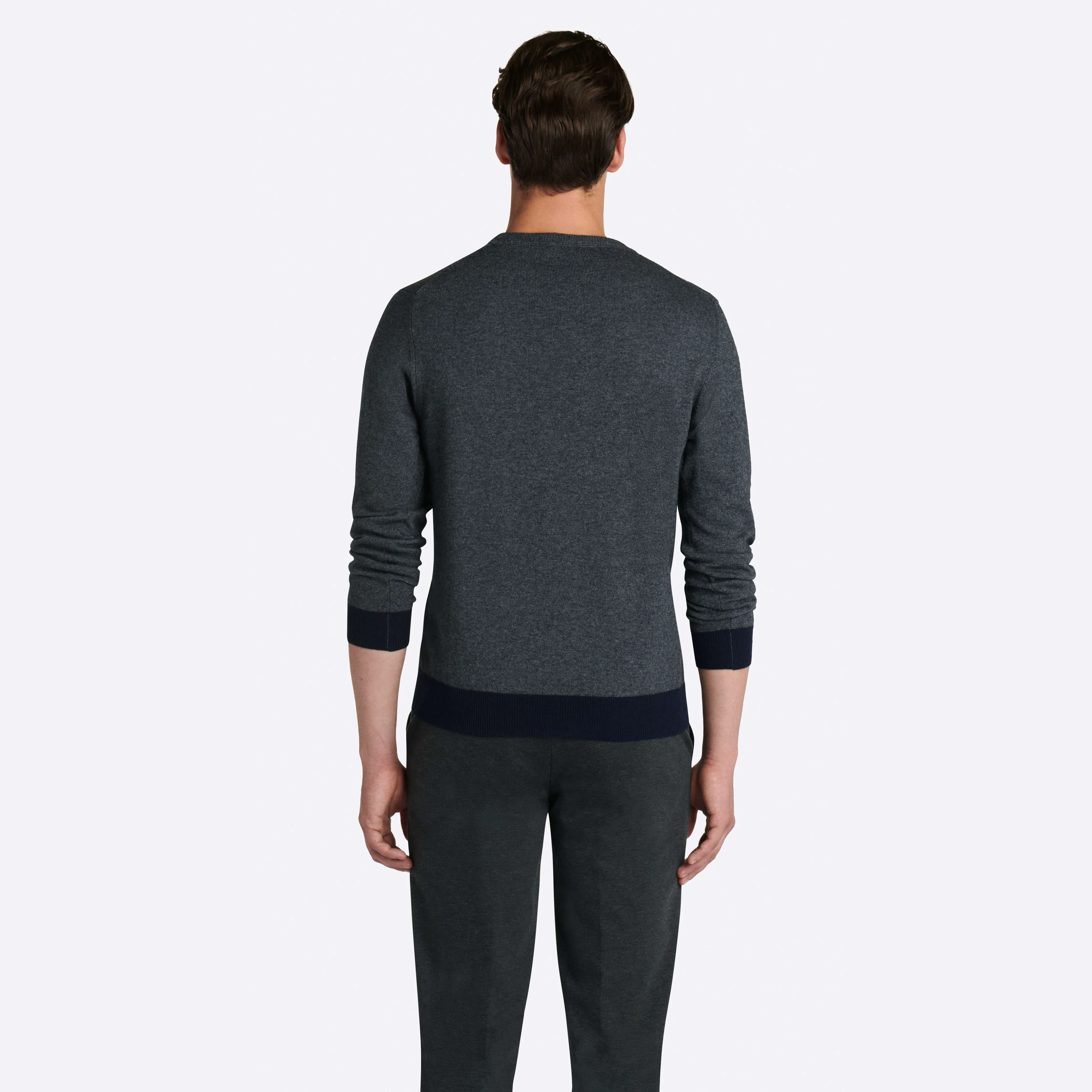 Solid Crew Neck Sweater sold by Bugatchi product image thumbnail 5