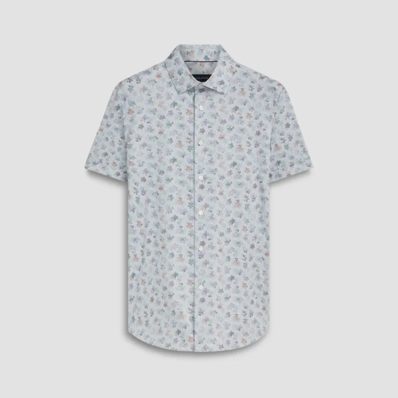 Miles Floral OoohCotton Short Sleeve Shirt sold by Bugatchi