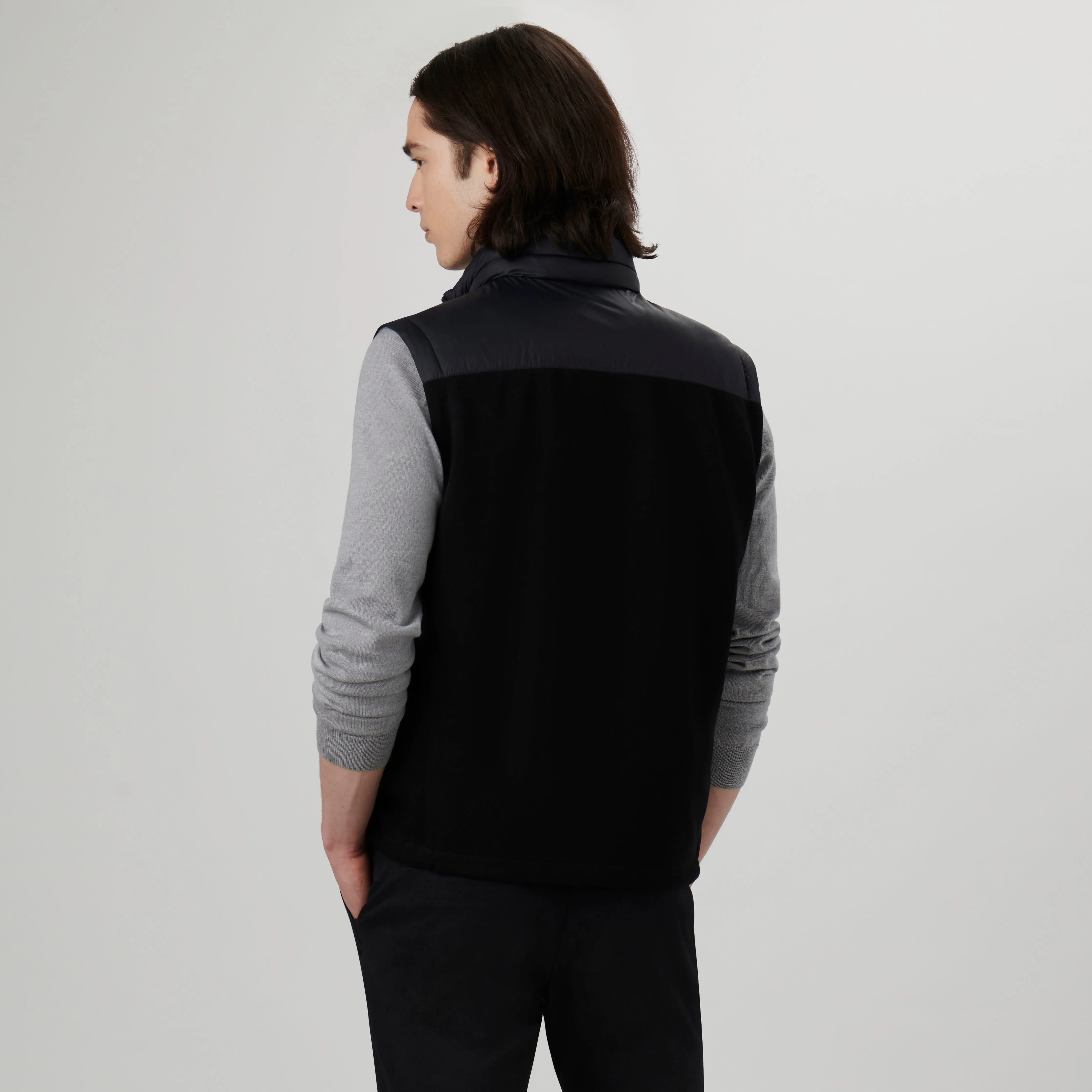 Quilted Vest with Stow-Away Hood sold by Bugatchi product image thumbnail 4