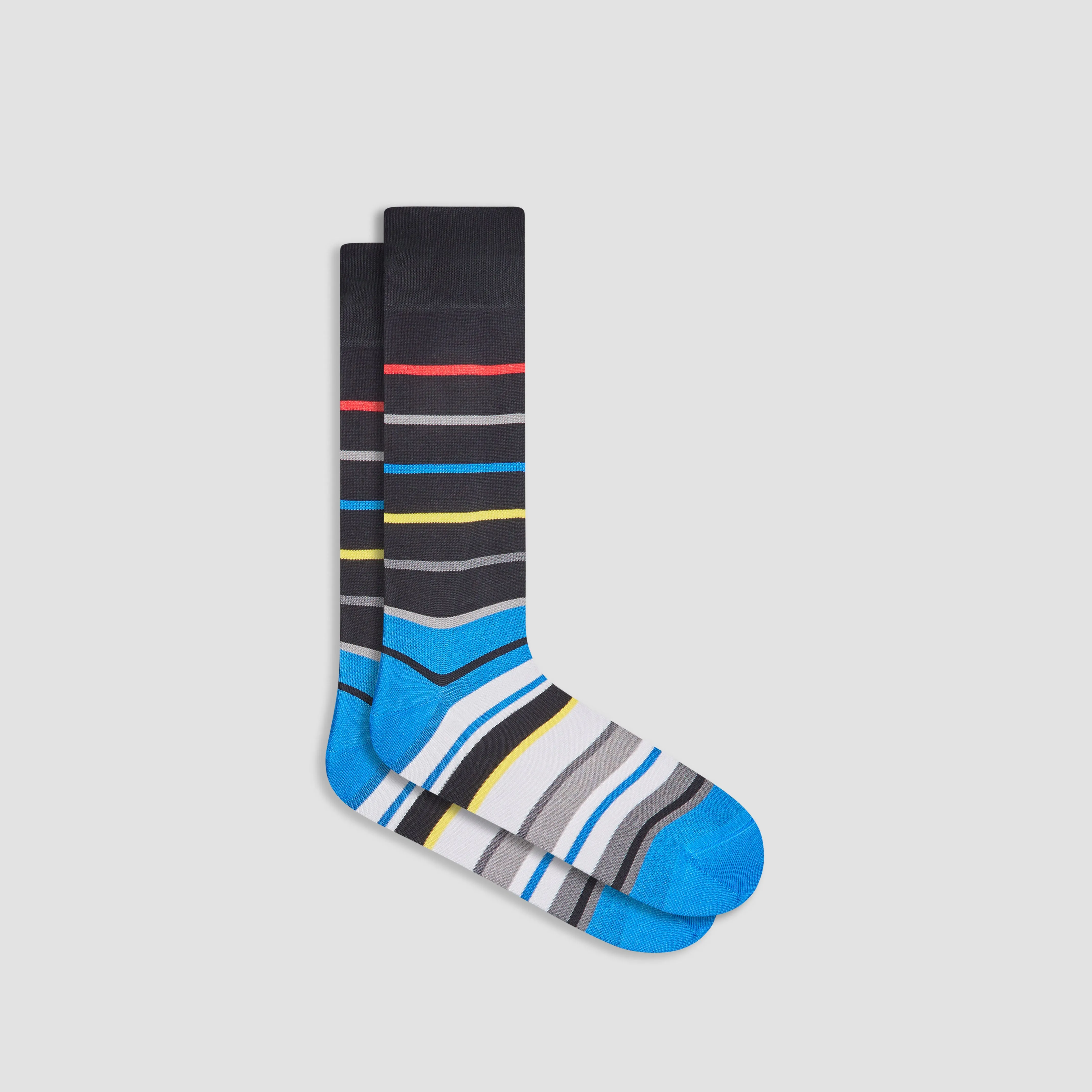 Striped Mid-Calf Socks sold by Bugatchi