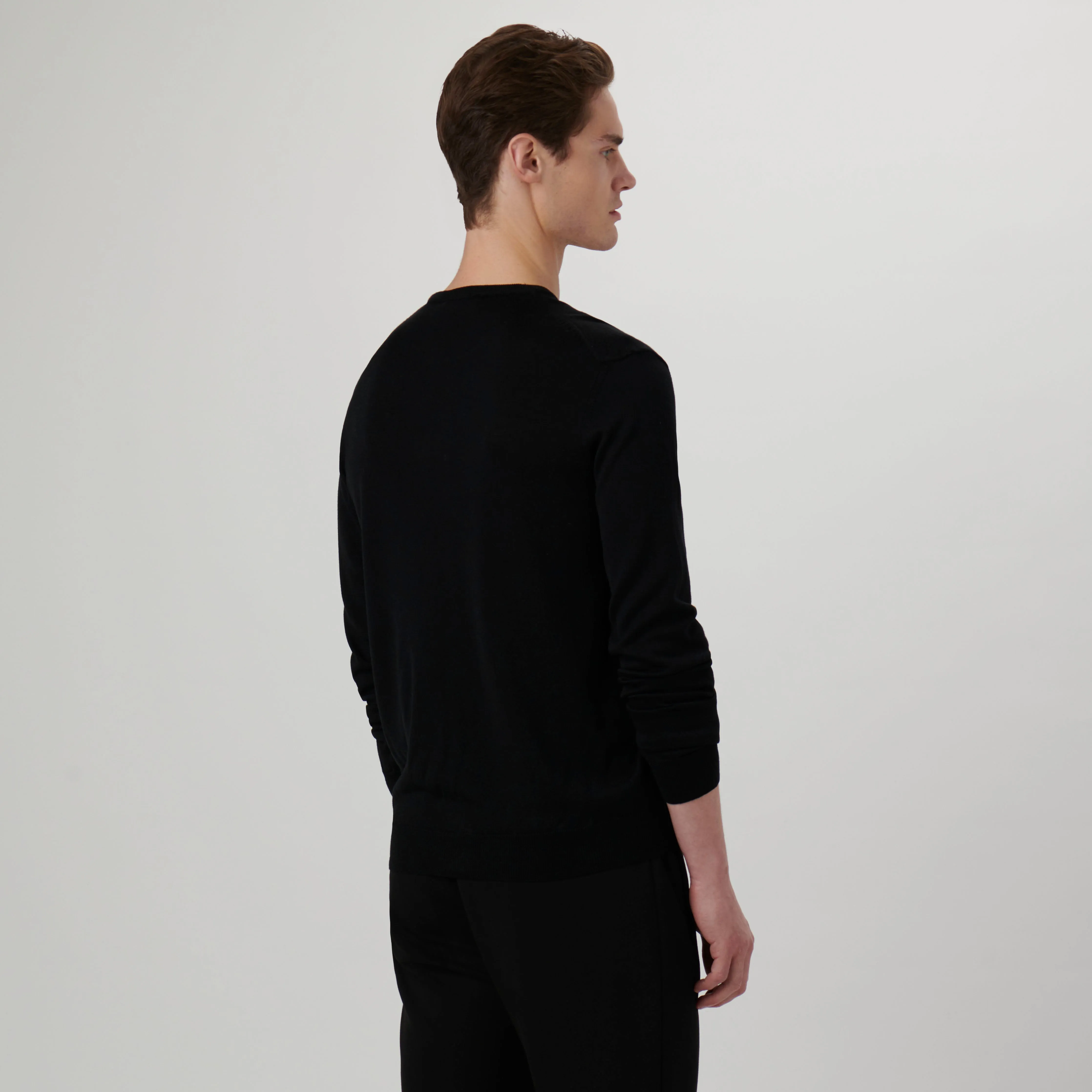 Super Merino Solid Crew Neck Sweater sold by Bugatchi product image thumbnail 4