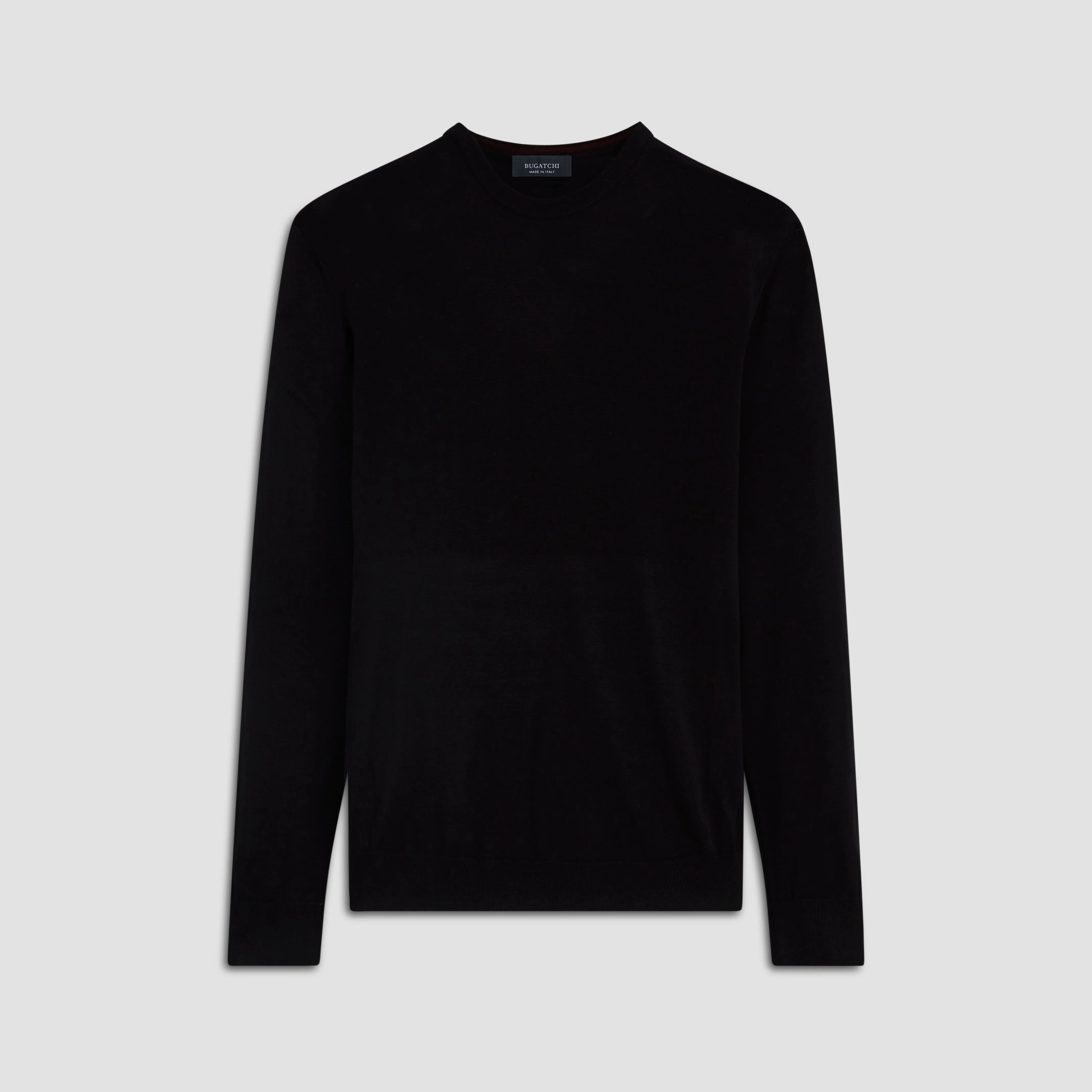 Super Merino Solid Crew Neck Sweater sold by Bugatchi