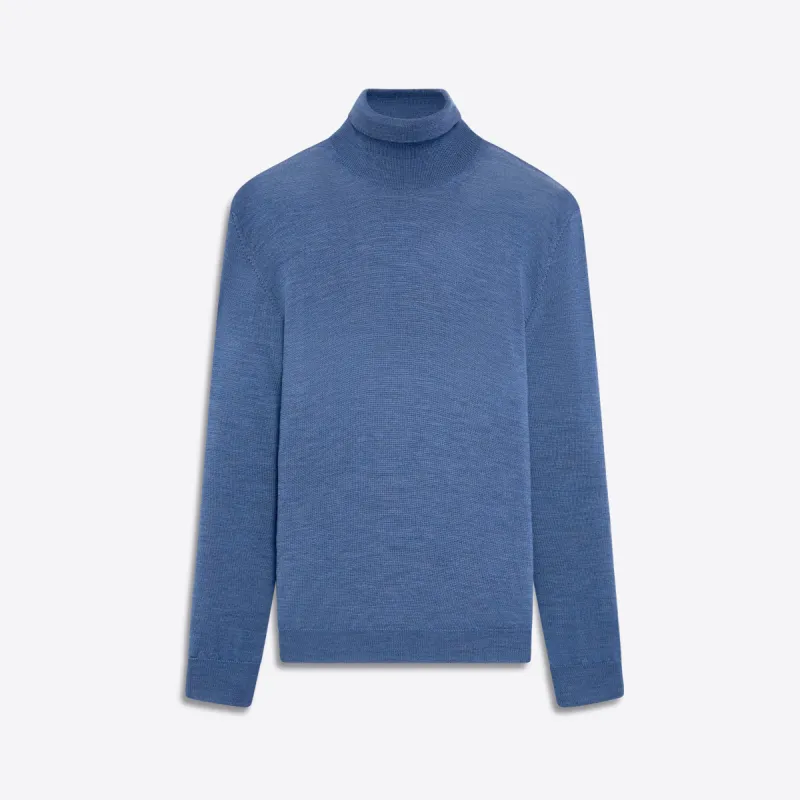 Super Merino Turtle Neck Solid Sweater sold by Bugatchi
