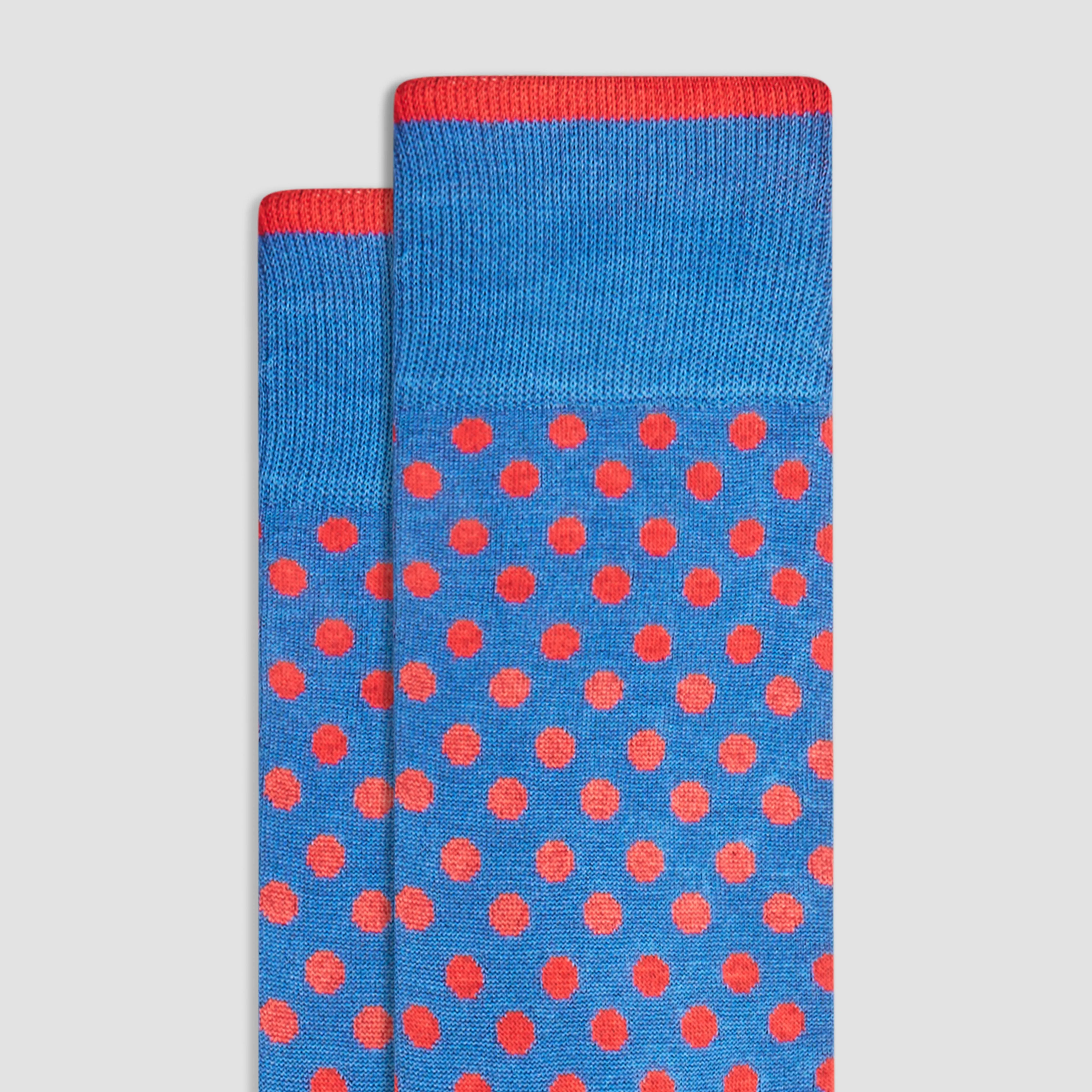 Polka Dot Mid-Calf Socks sold by Bugatchi product image thumbnail 2