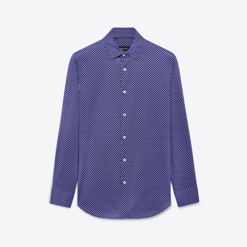 JAMES Geometric Print OoohCotton Shirt sold by Bugatchi