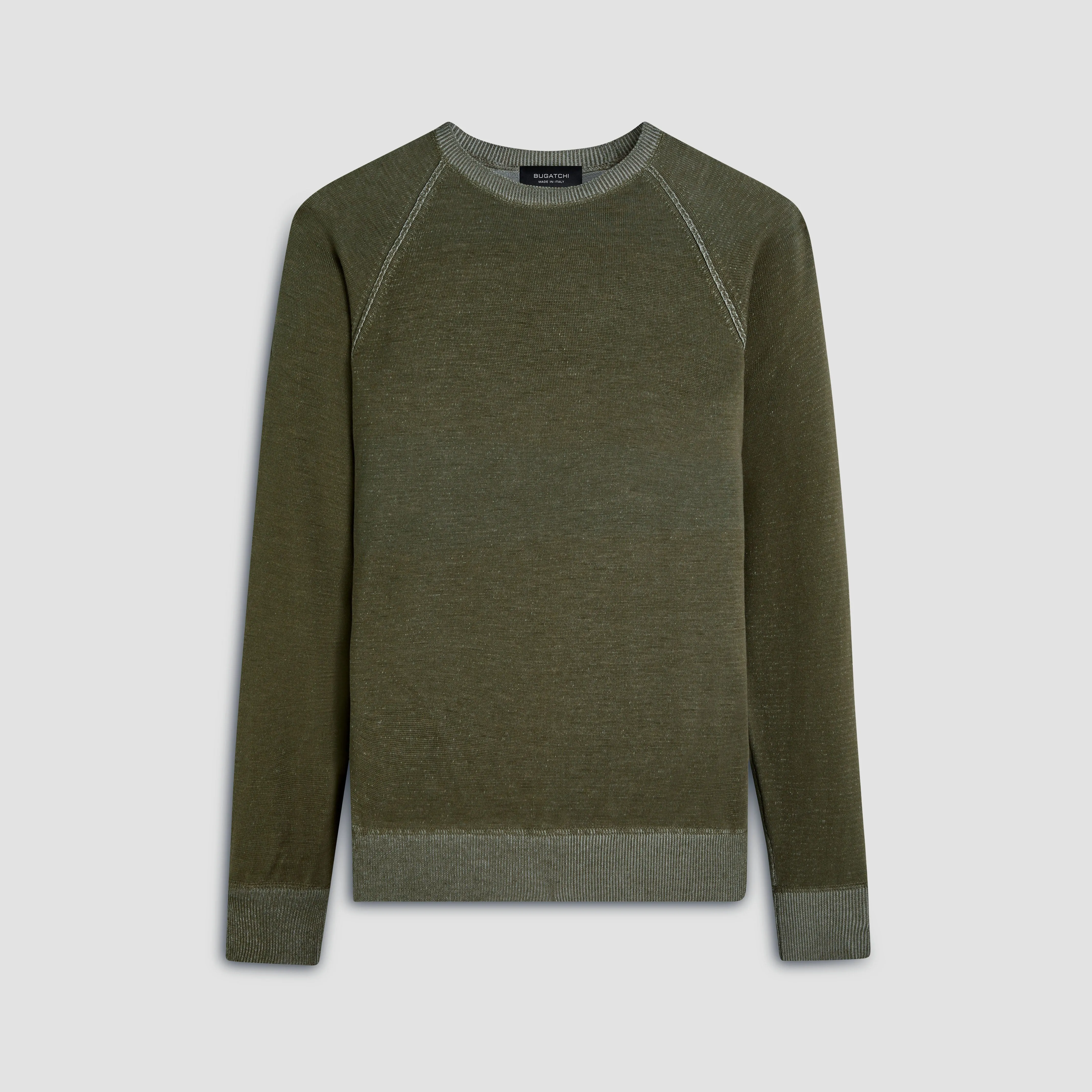 Solid Crew Neck Sweater sold by Bugatchi