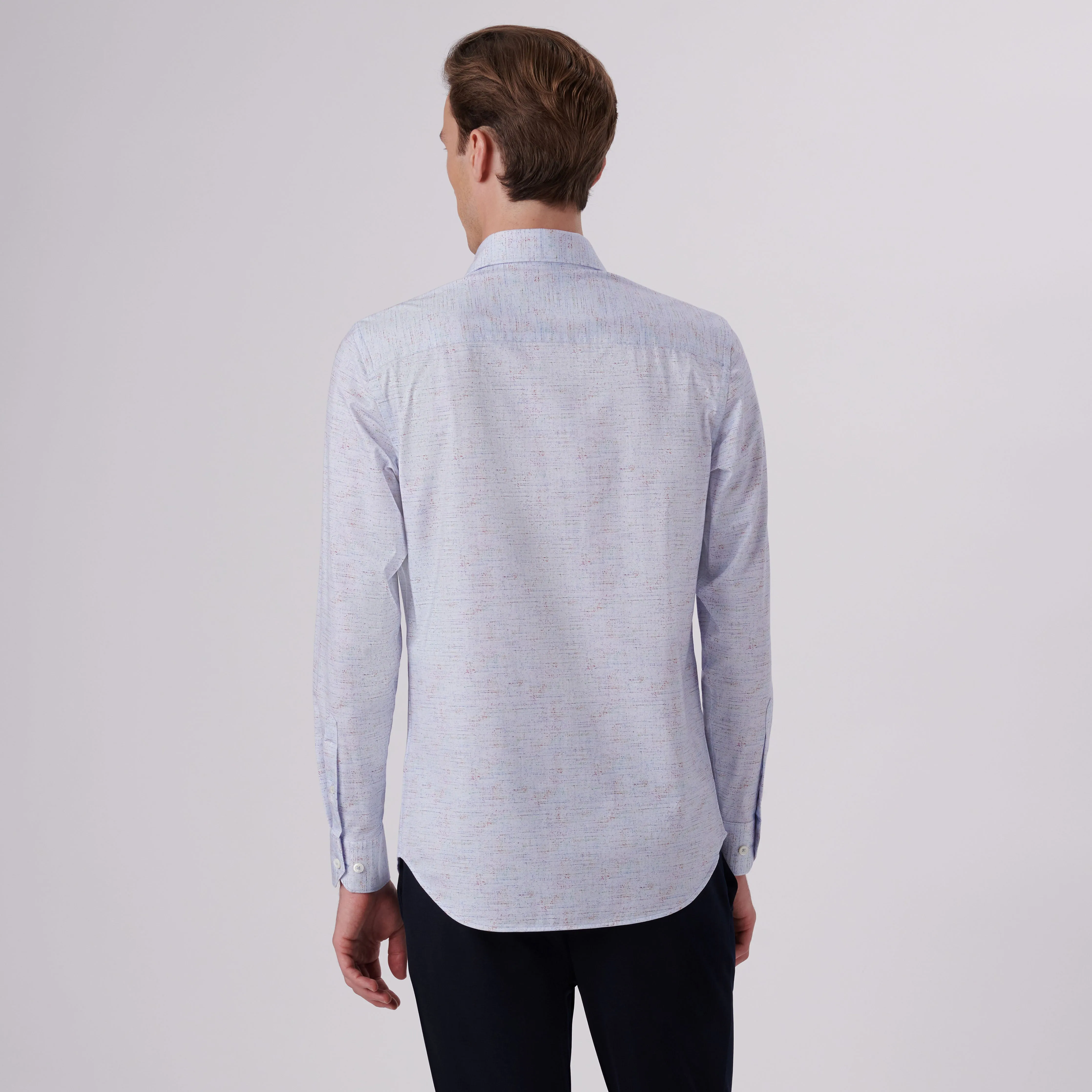 James Marled Print OoohCotton Shirt sold by Bugatchi product image thumbnail 4