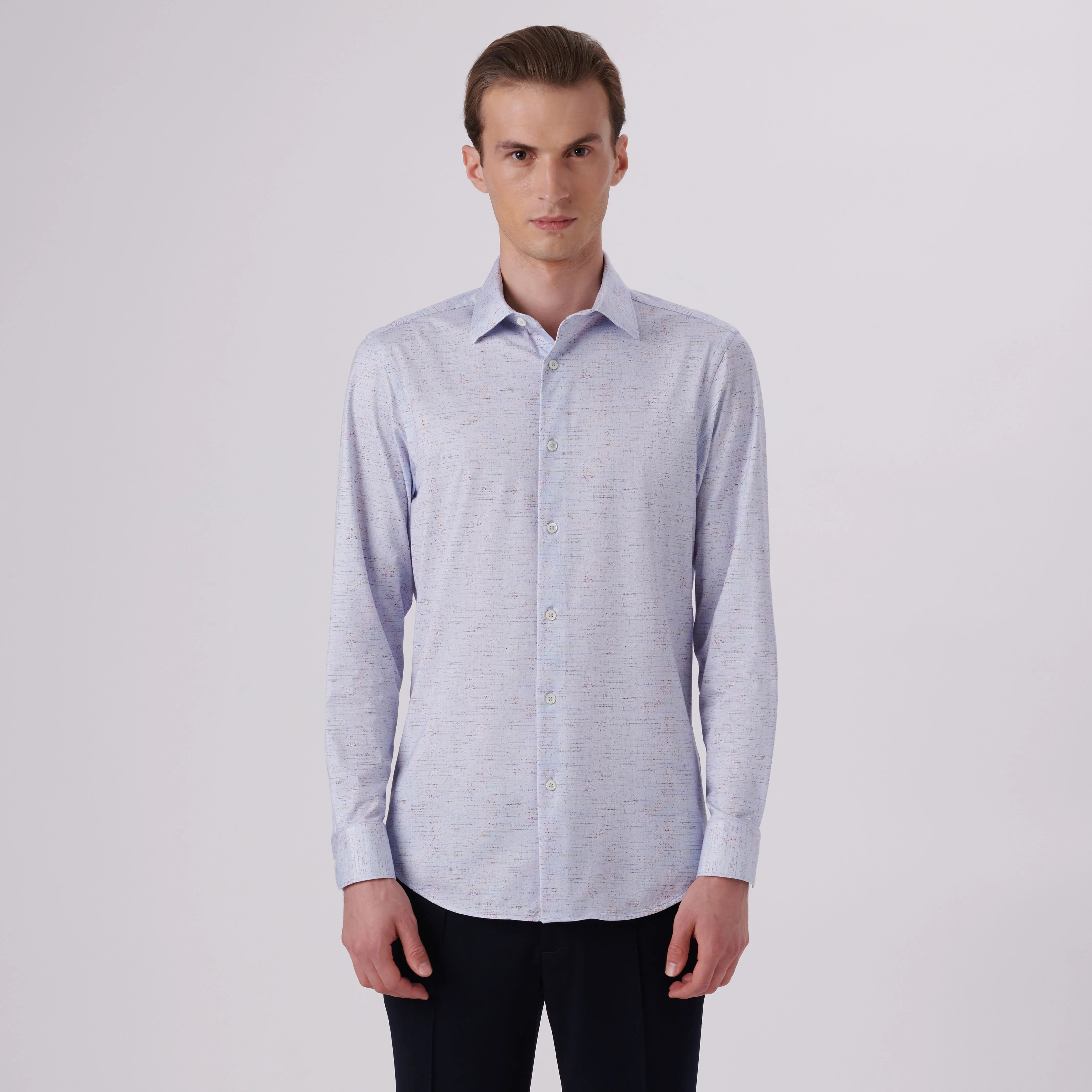 James Marled Print OoohCotton Shirt sold by Bugatchi product image thumbnail 2