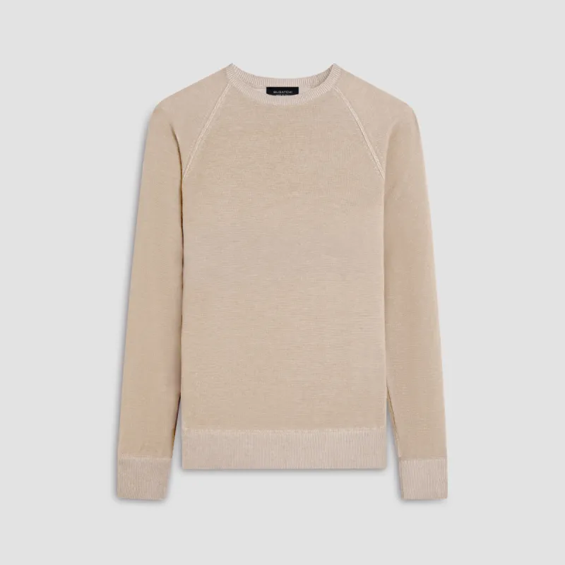 Solid Crew Neck Sweater sold by Bugatchi